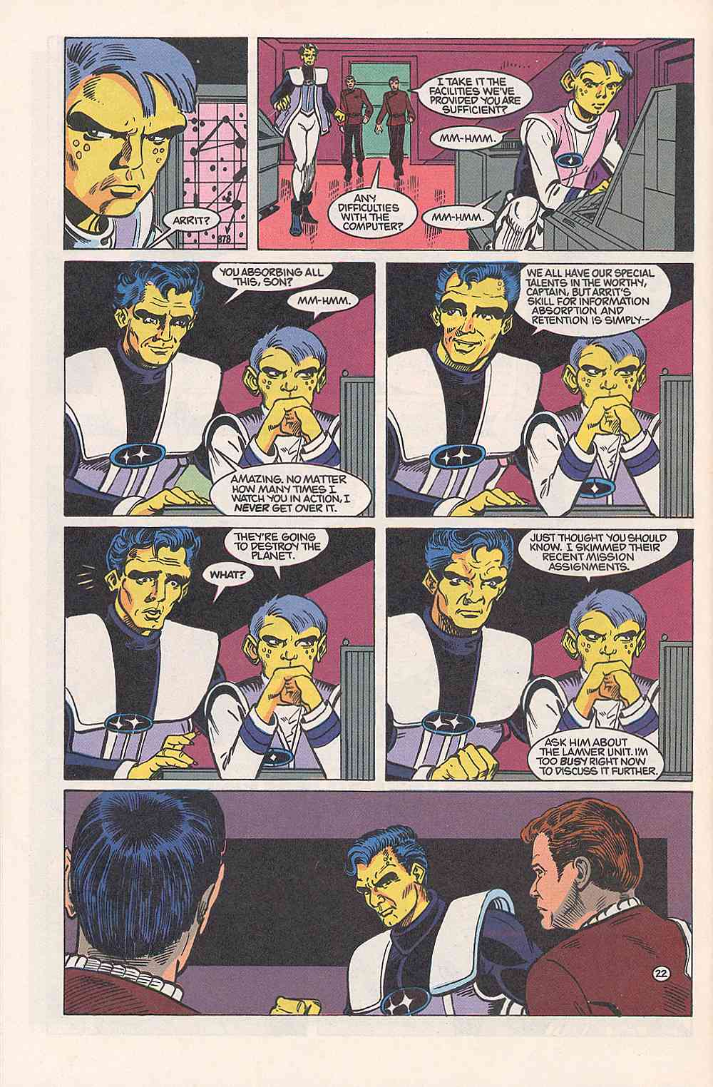 Read online Star Trek (1989) comic -  Issue #13 - 27