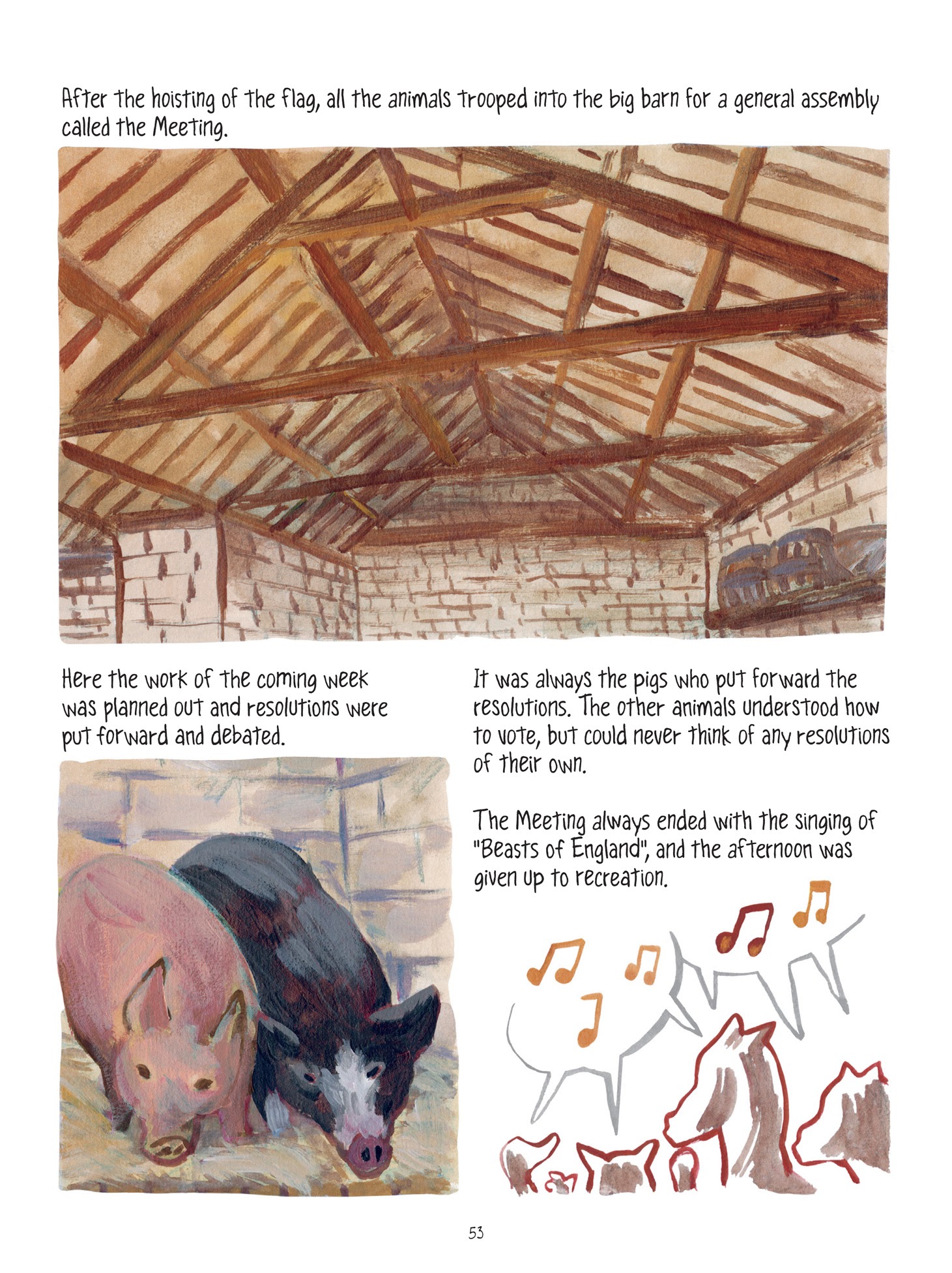 Read online Animal Farm: The Graphic Novel comic -  Issue # TPB (Part 1) - 48