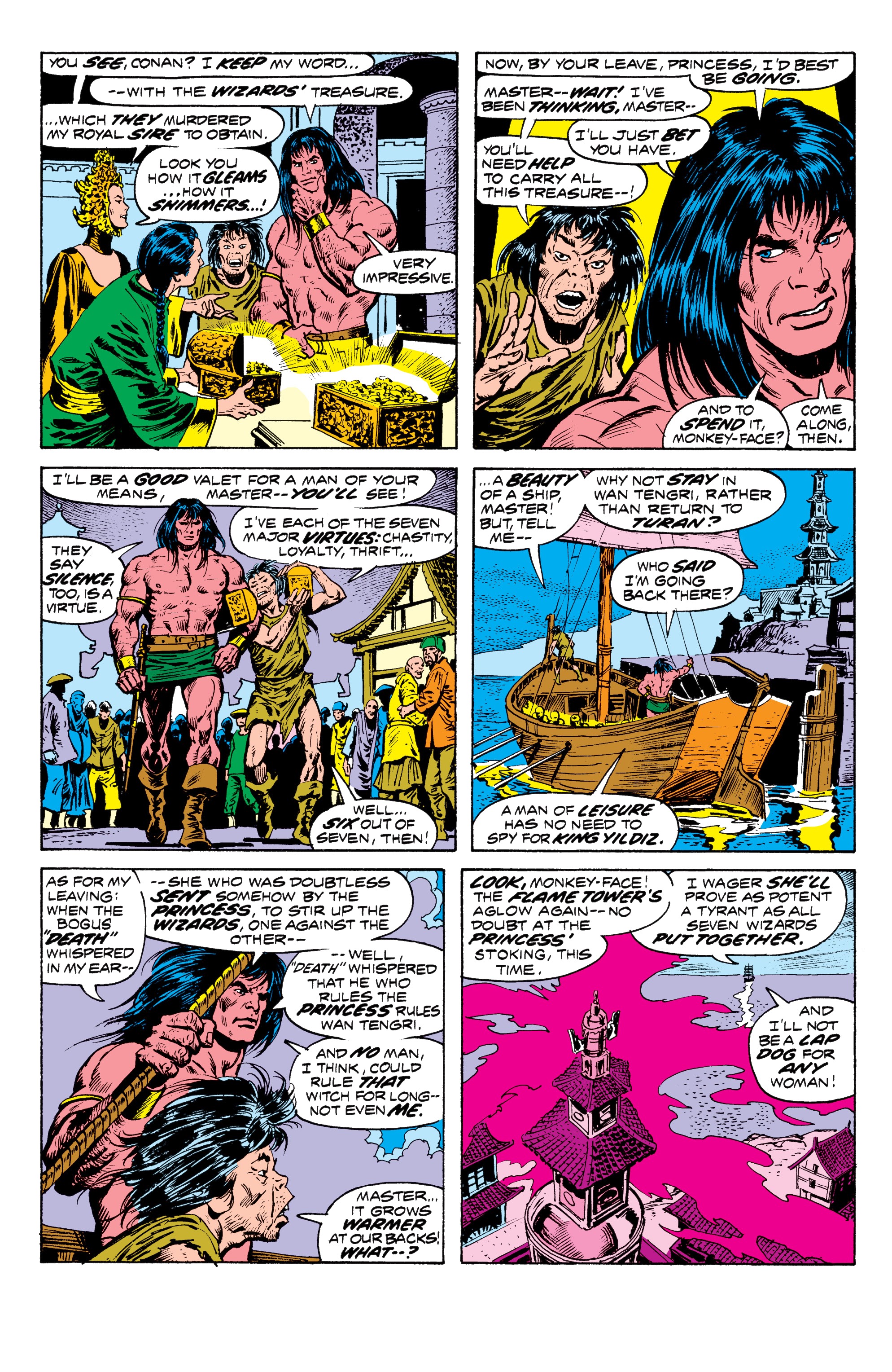 Read online Conan The Barbarian Epic Collection: The Original Marvel Years - The Curse Of The Golden Skull comic -  Issue # TPB (Part 2) - 66