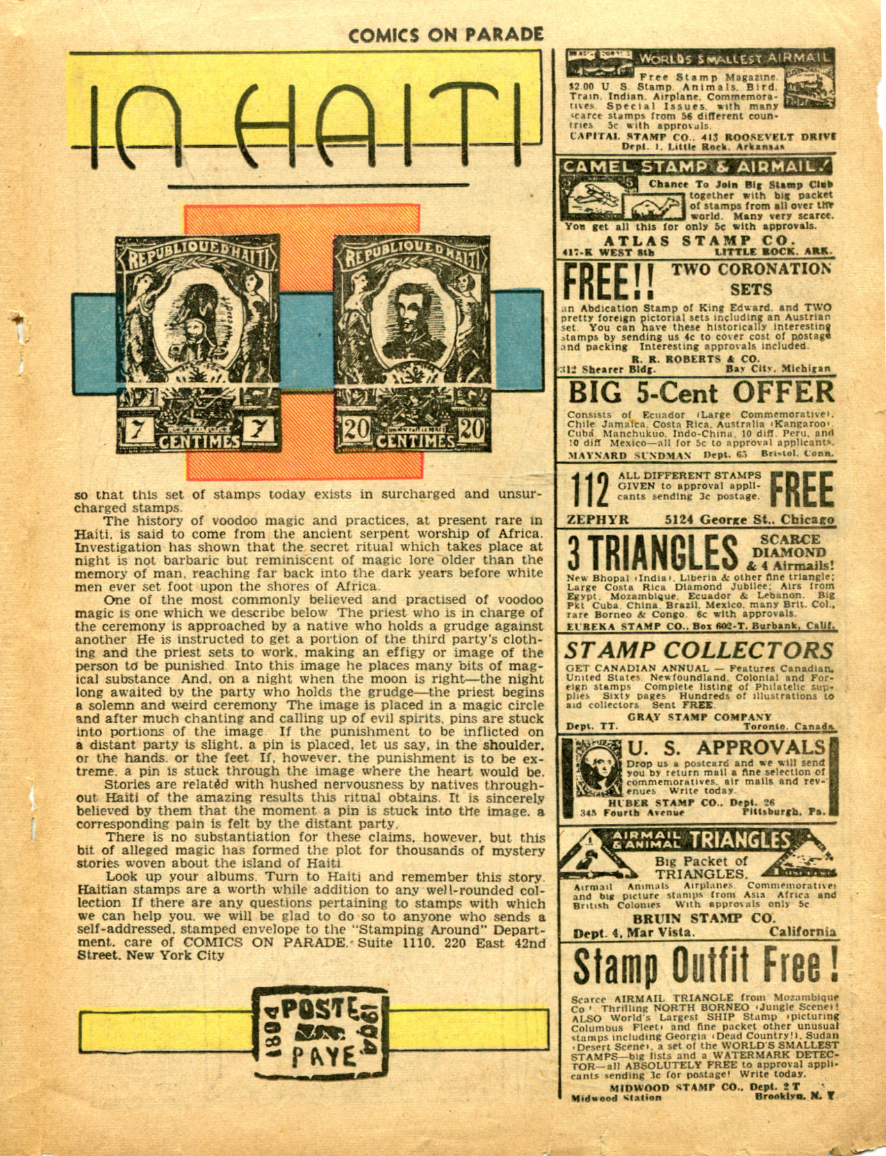 Read online Comics on Parade comic -  Issue #7 - 35