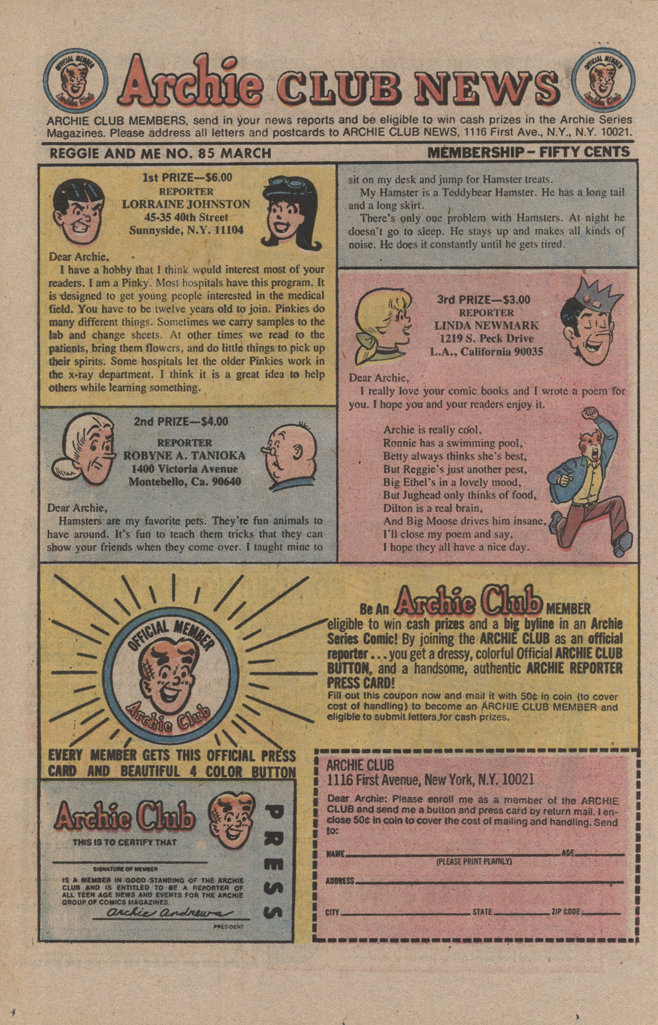 Read online Reggie and Me (1966) comic -  Issue #85 - 26