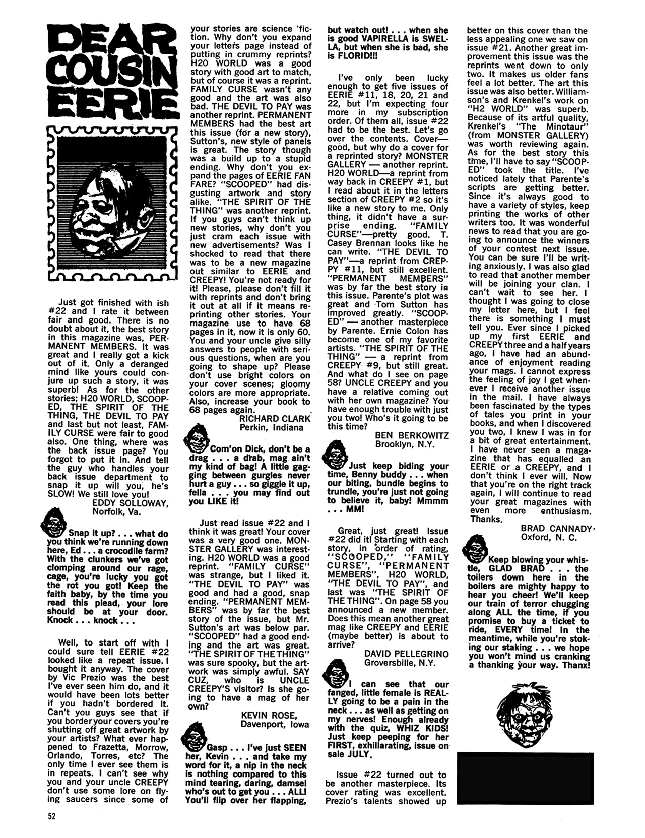 Read online Eerie Archives comic -  Issue # TPB 5 - 53