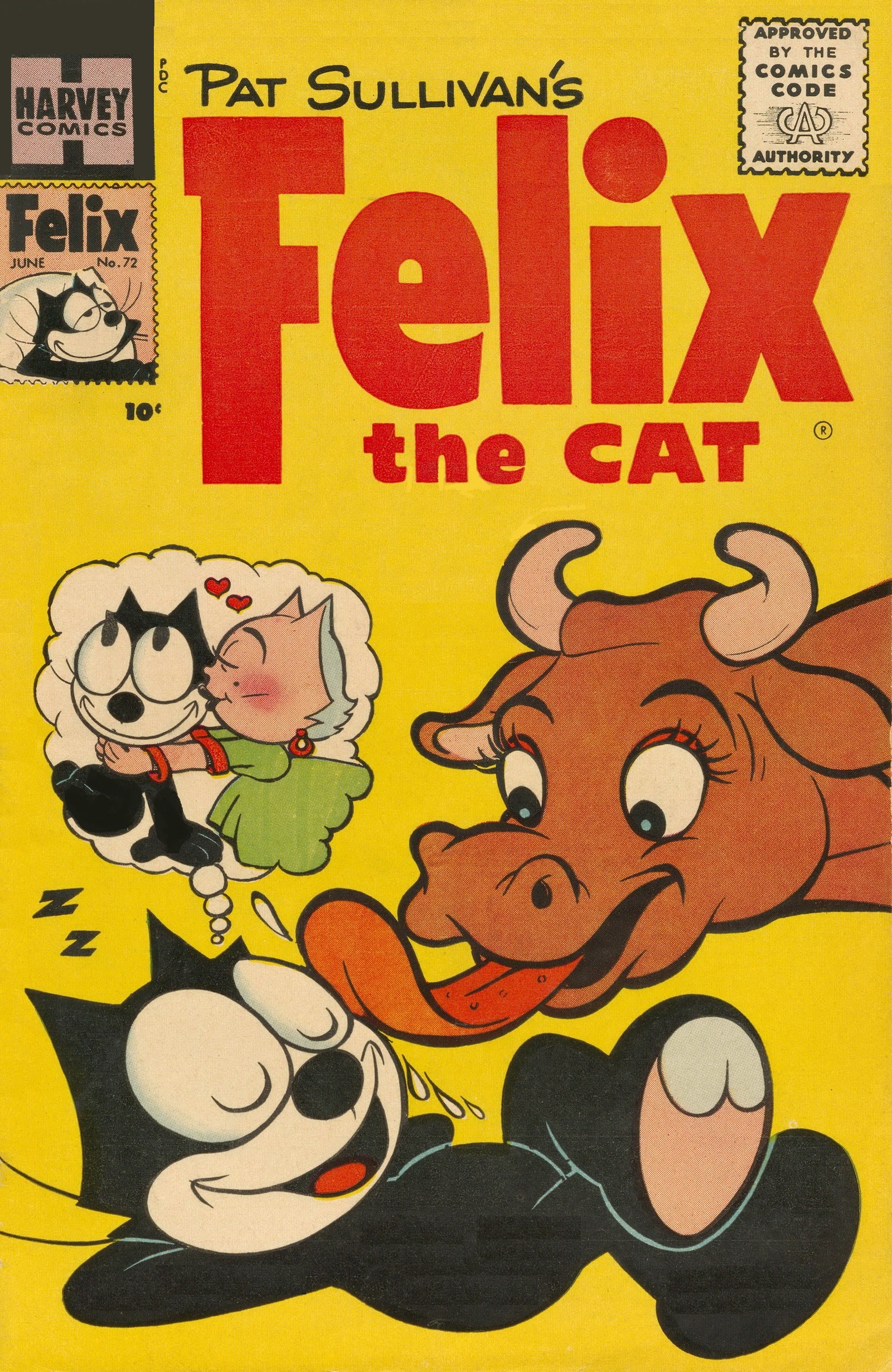 Read online Felix the Cat (1955) comic -  Issue #72 - 1