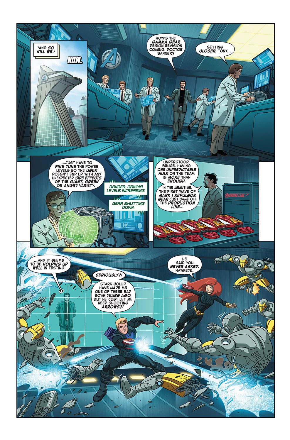 Read online Avengers in Gearing Up comic -  Issue # Full - 6