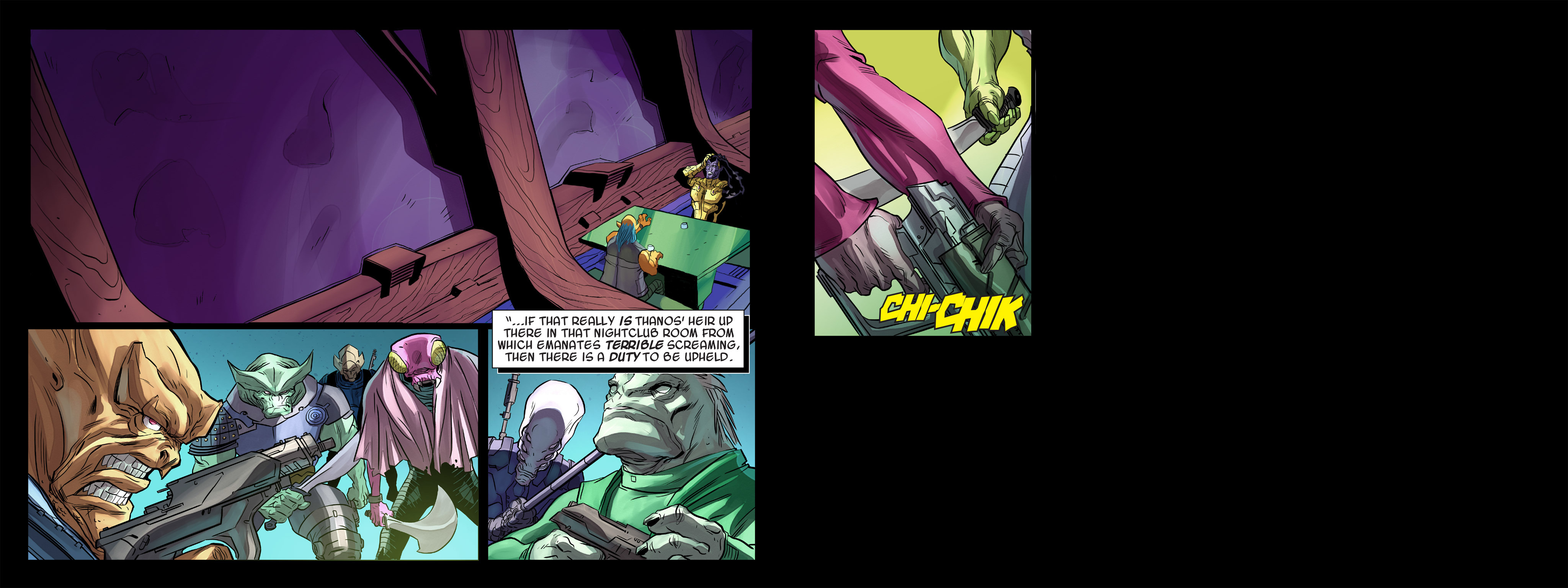 Read online Thanos: A God Up There Listening comic -  Issue # TPB - 185