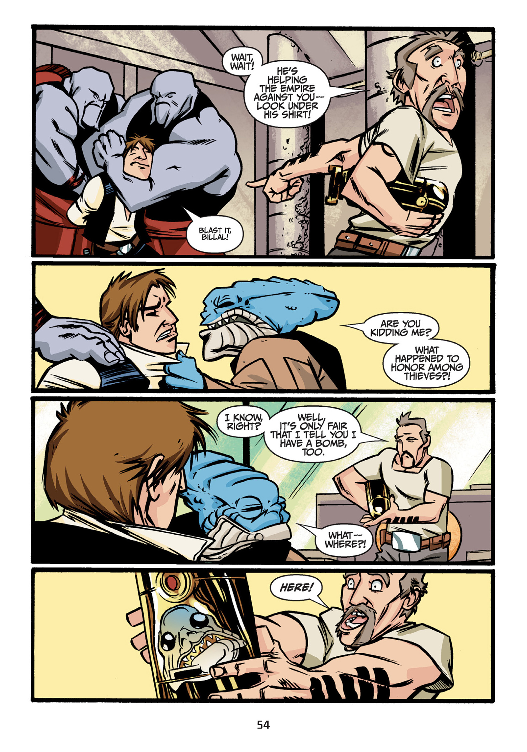 Read online Star Wars Adventures comic -  Issue # Issue Han Solo and the Hollow Moon of Khorya - 56