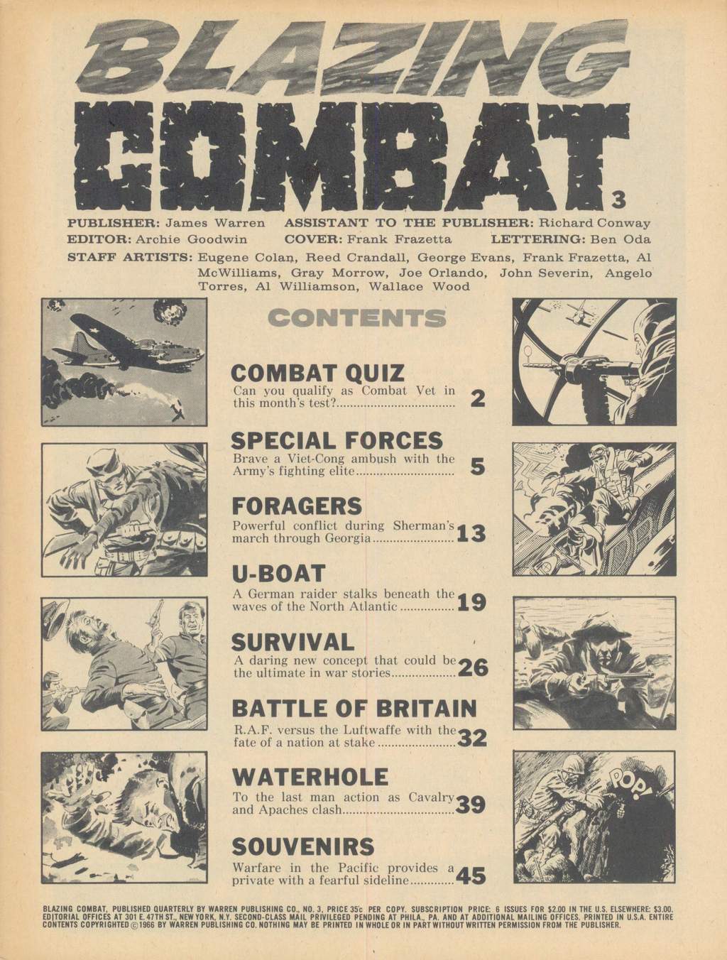 Read online Blazing Combat comic -  Issue #3 - 3