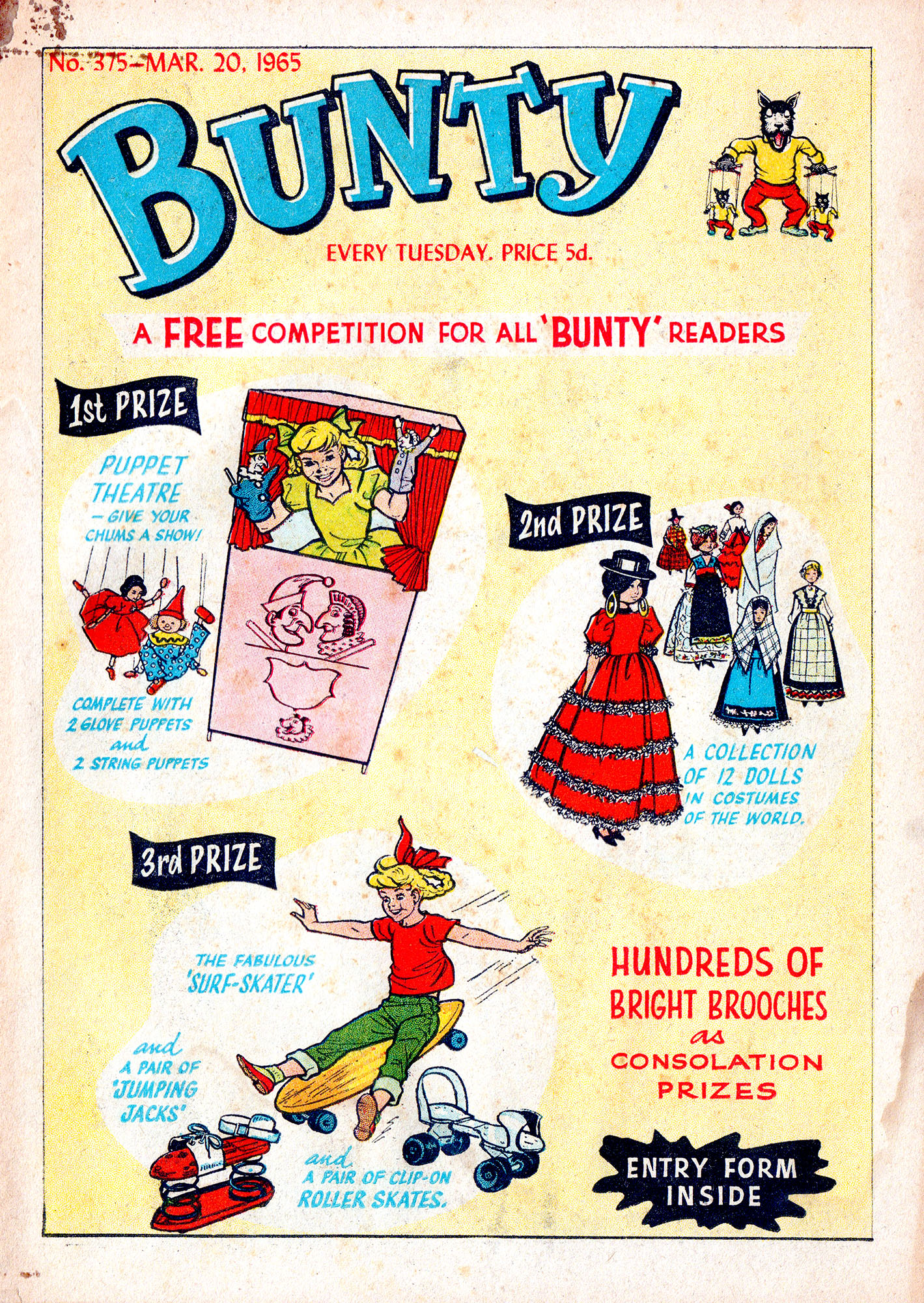 Read online Bunty comic -  Issue #375 - 1