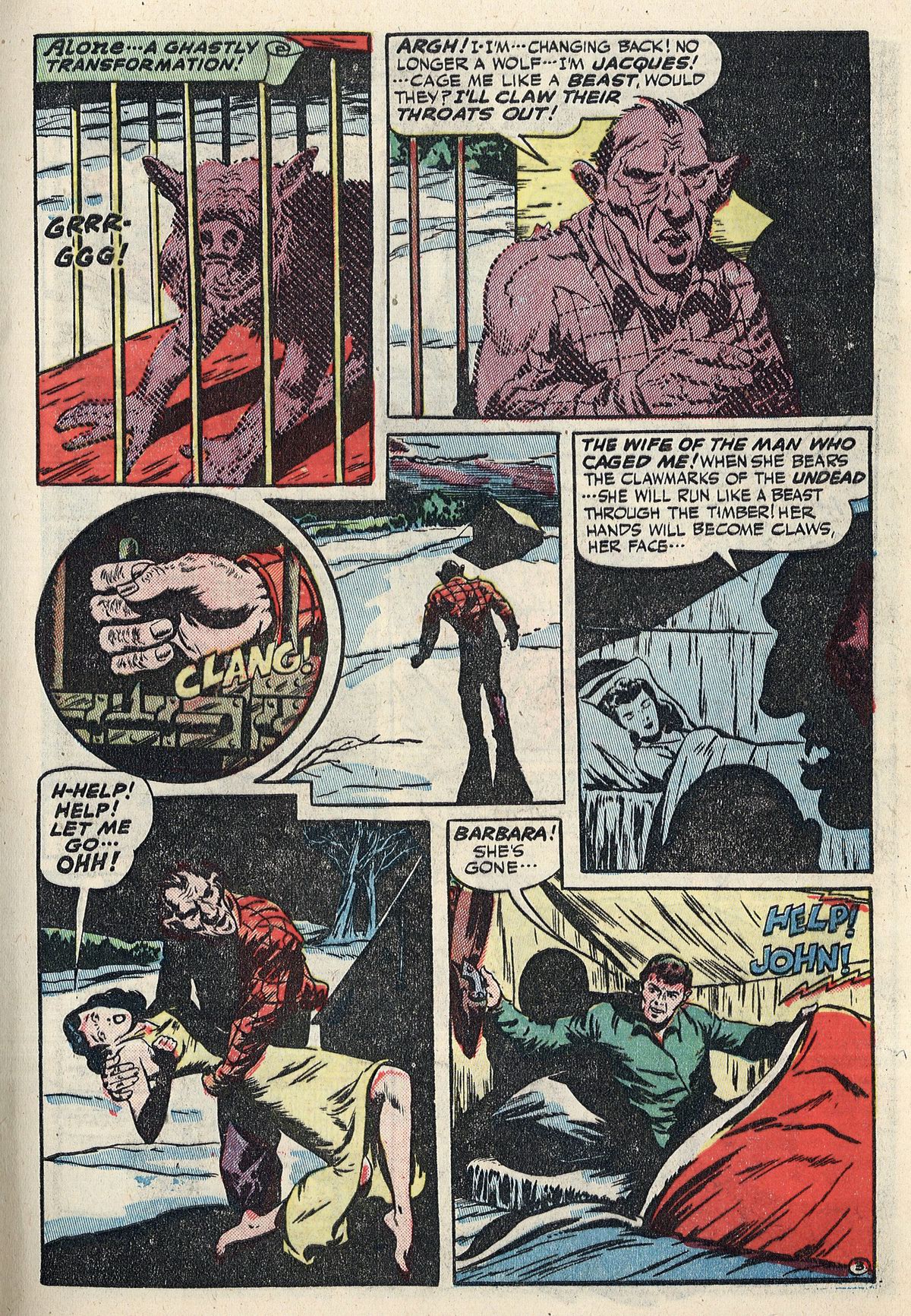 Read online Adventures Into The Unknown comic -  Issue #1 - 5