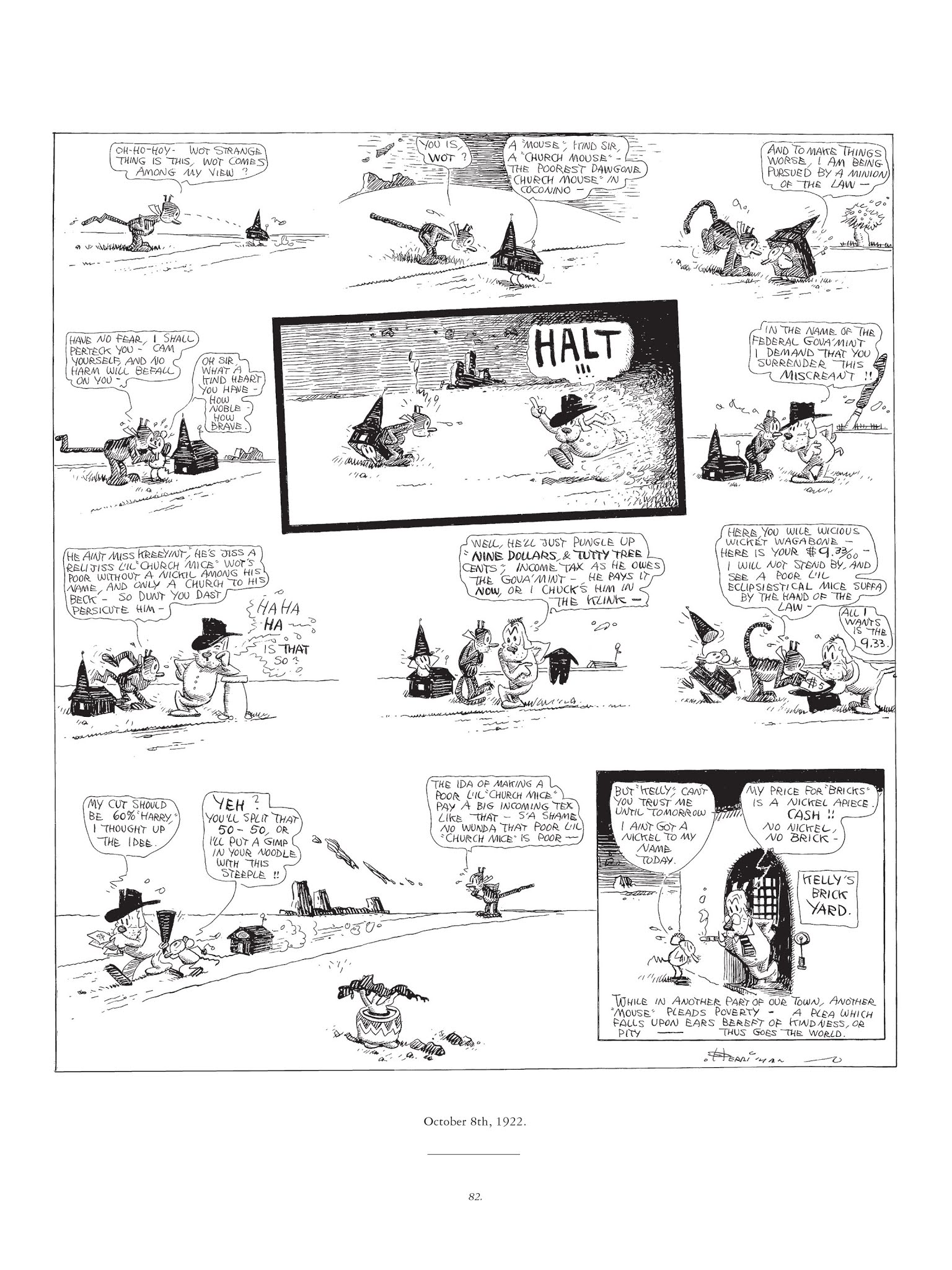 Read online Krazy & Ignatz comic -  Issue # TPB 3 - 82