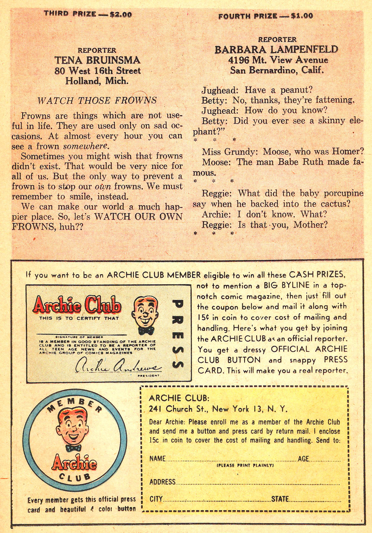 Read online Pep Comics comic -  Issue #168 - 27