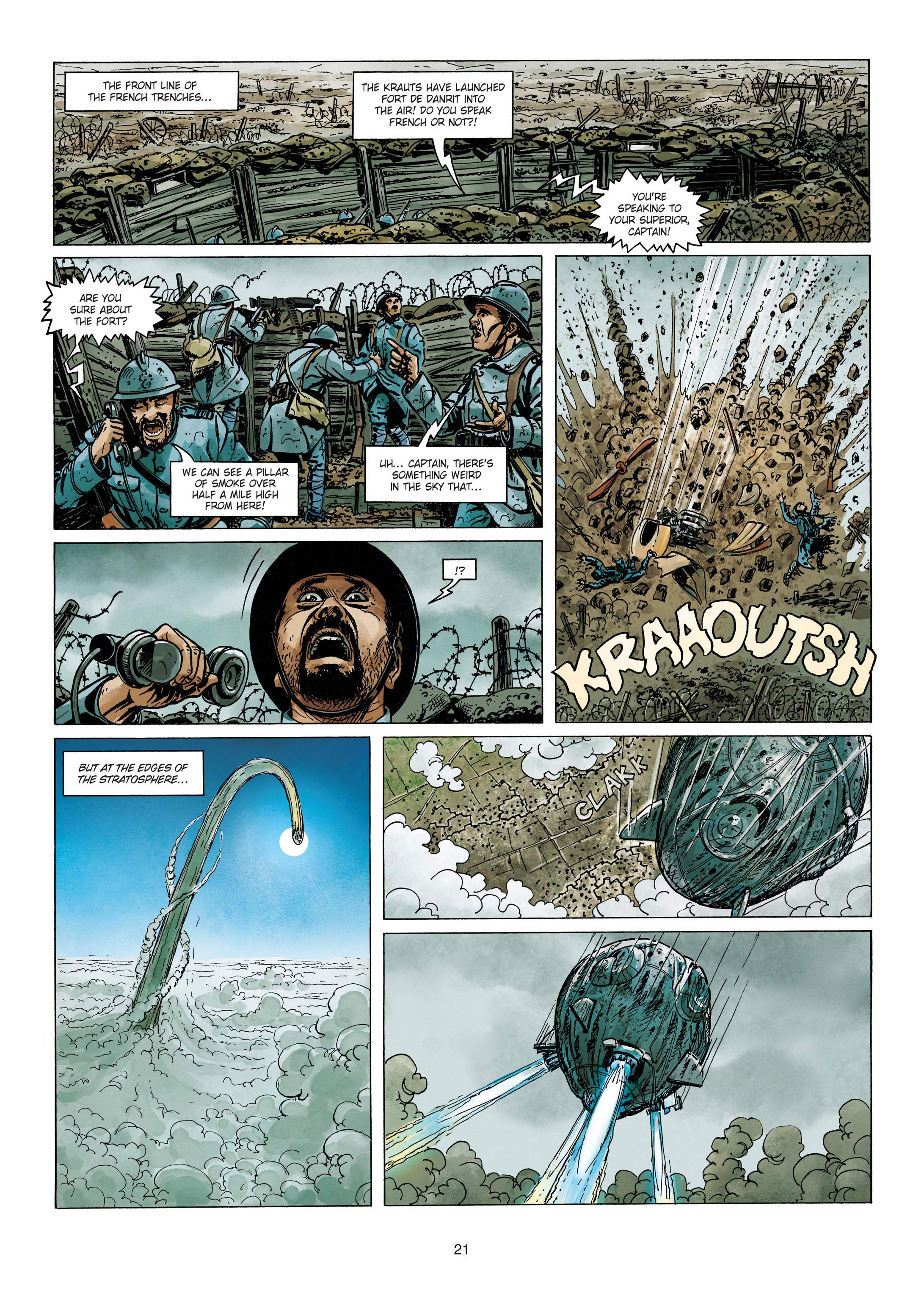 Read online War of the World War One Vol. 1: The Thing Below the Trenches comic -  Issue # Full - 21