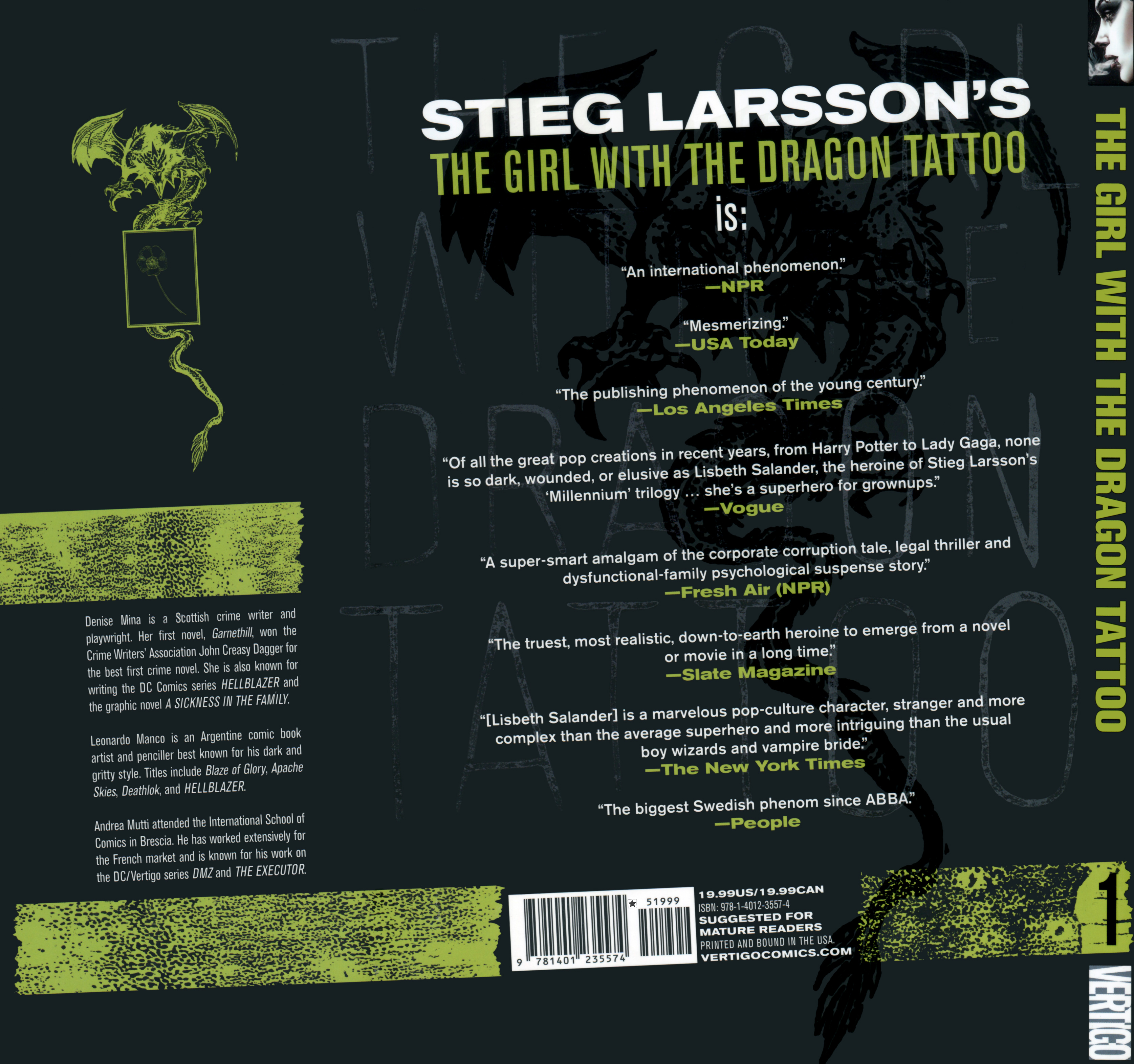 Read online The Girl With the Dragon Tattoo comic -  Issue # TPB 1 - 156