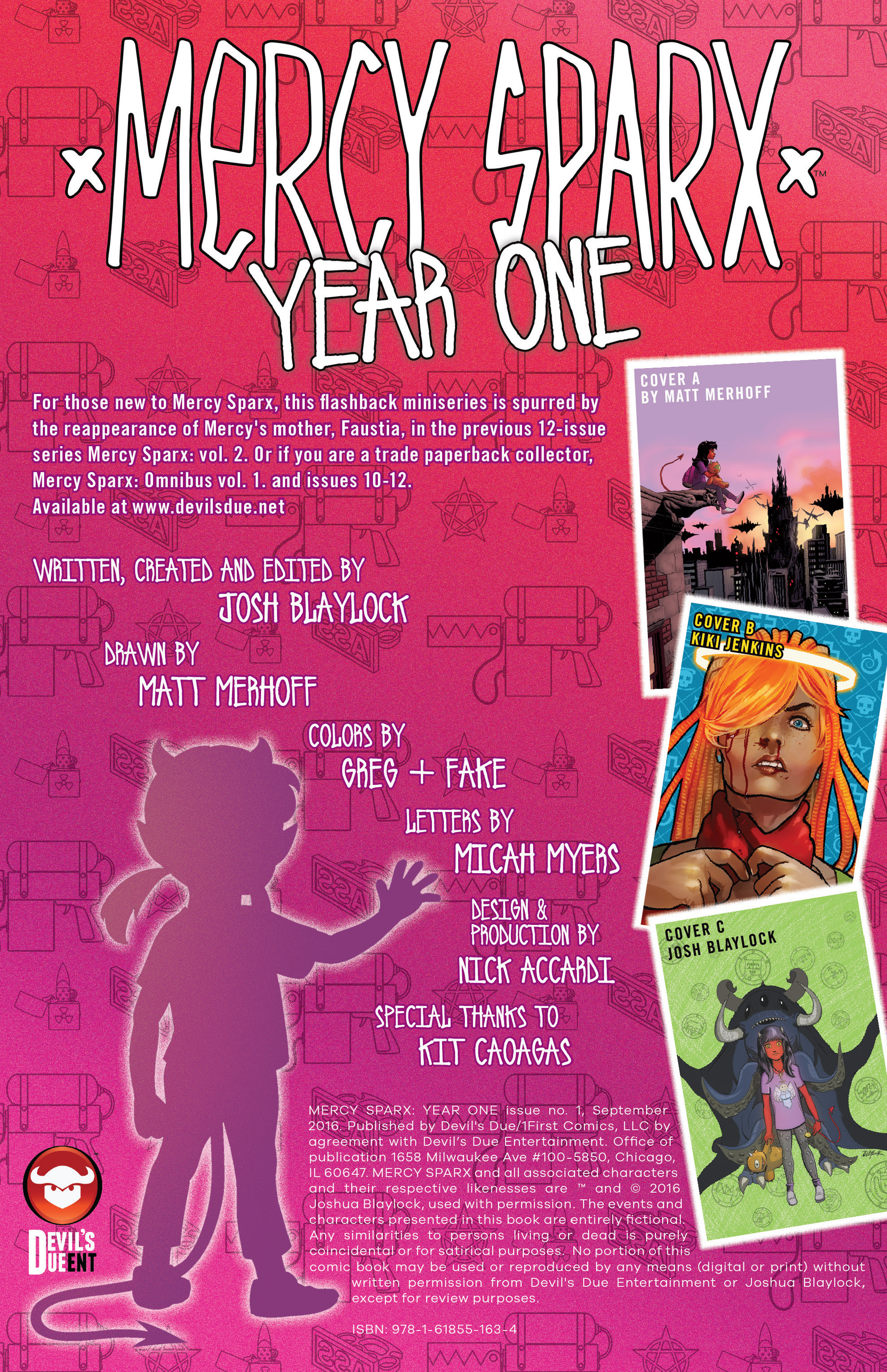 Read online Mercy Sparx Year One comic -  Issue #1 - 2