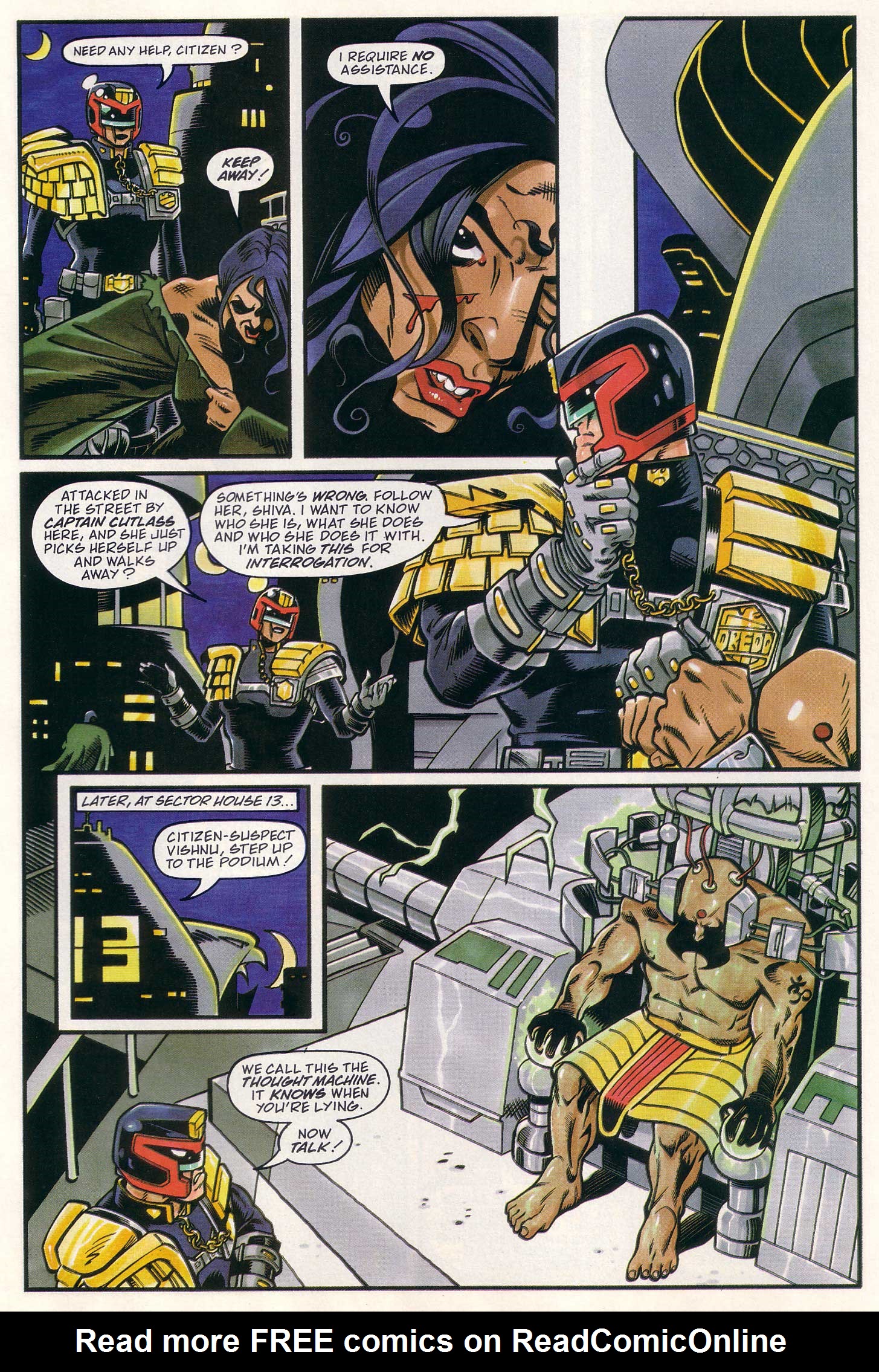 Read online Judge Dredd Lawman of the Future comic -  Issue #19 - 27