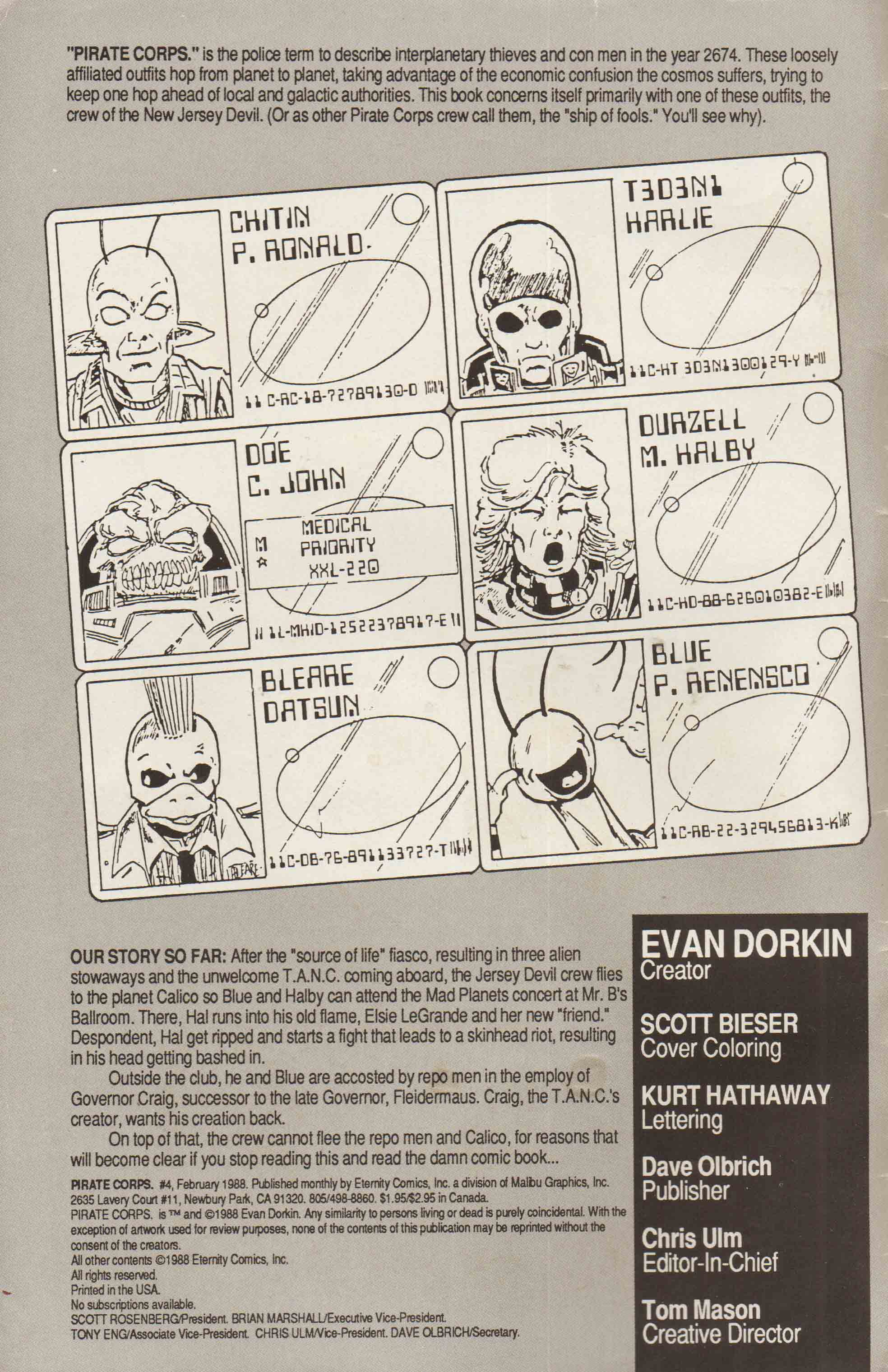 Read online Pirate Corp$! (1987) comic -  Issue #4 - 2