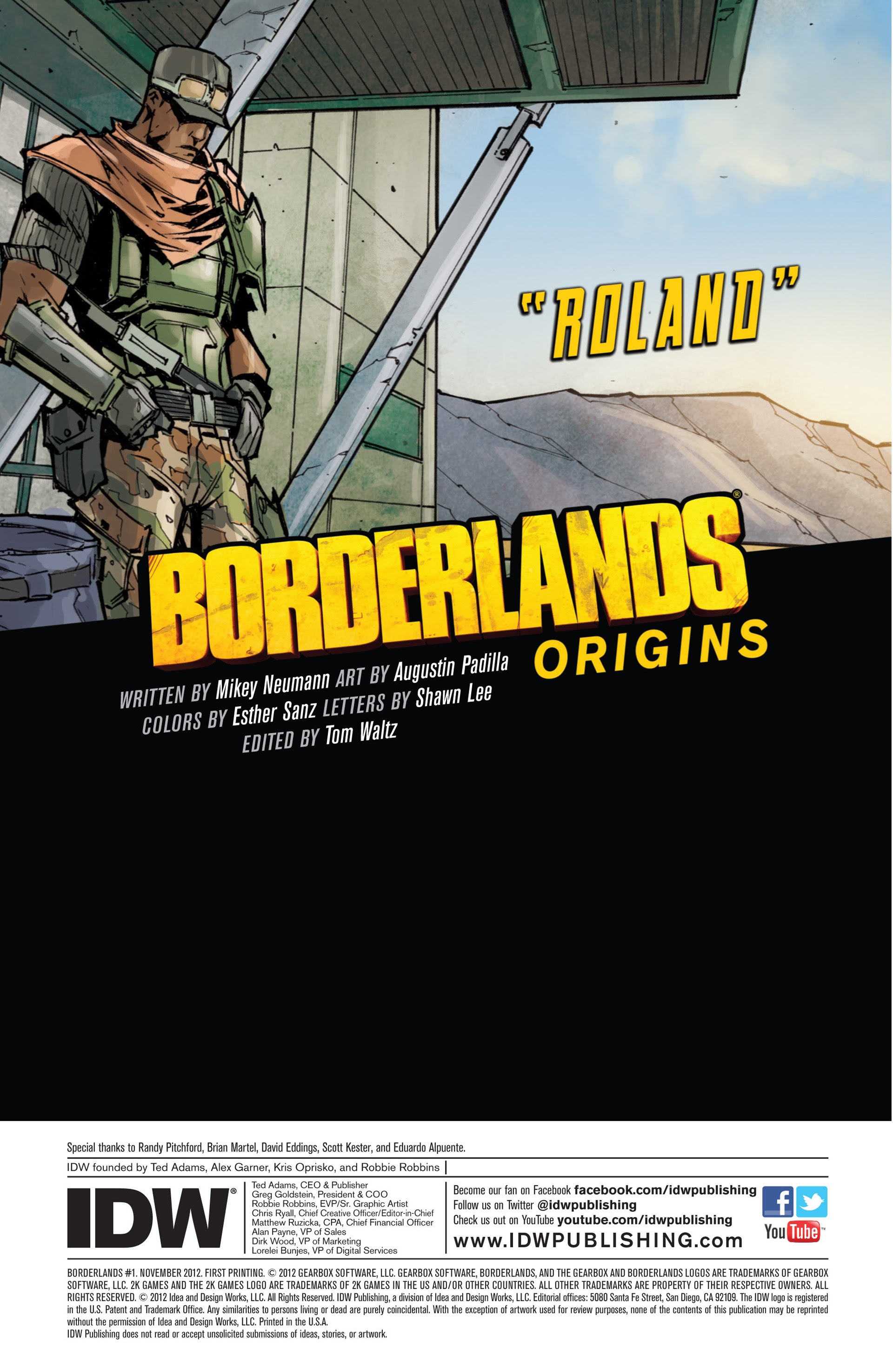 Read online Borderlands: Origins comic -  Issue #1 - 2