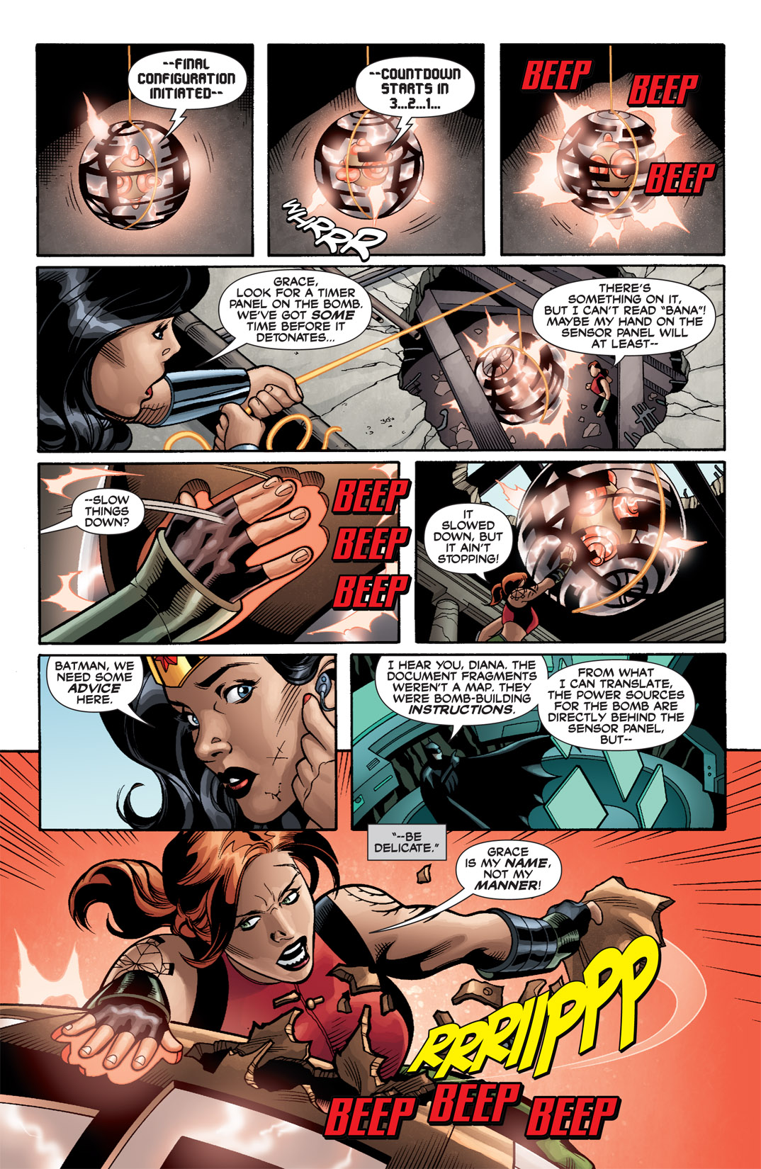 Read online Outsiders: Five of a Kind comic -  Issue # Issue Wonder Woman-Grace - 20