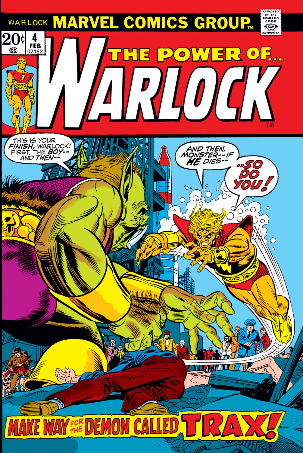 Read online Warlock (1972) comic -  Issue #4 - 1