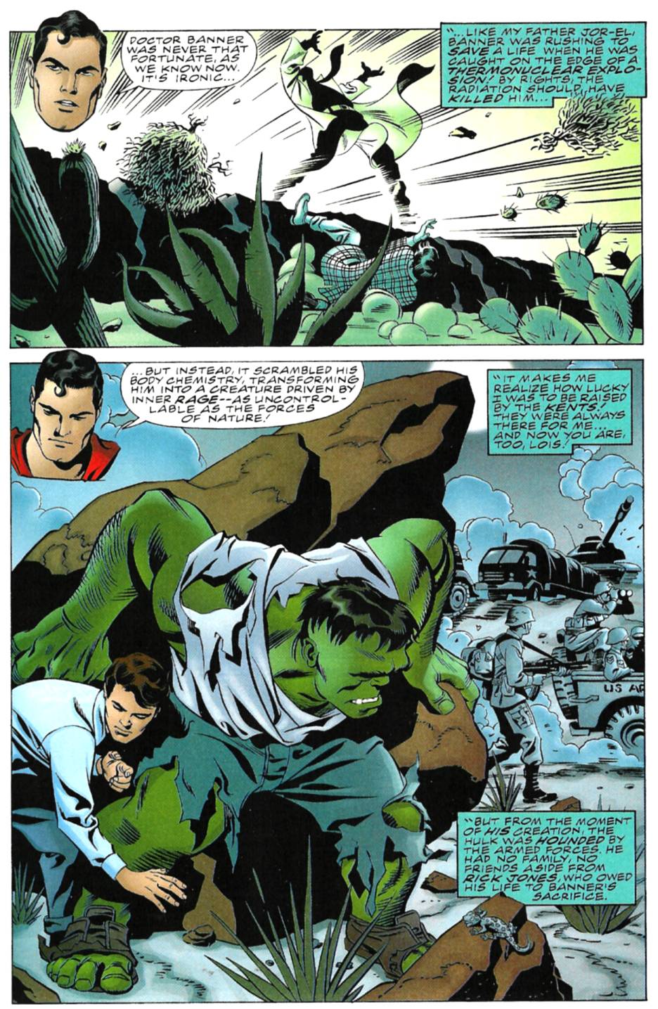 Read online Incredible Hulk vs Superman comic -  Issue # Full - 5