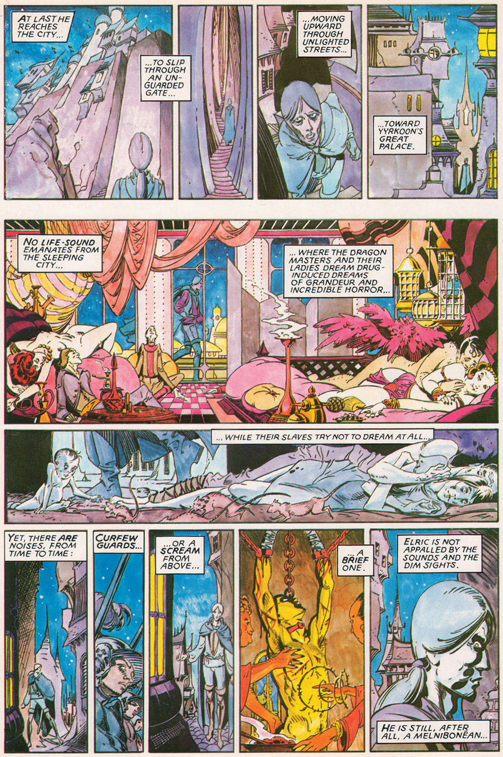 Read online Marvel Graphic Novel comic -  Issue #2 - Elric - The Dreaming City - 21