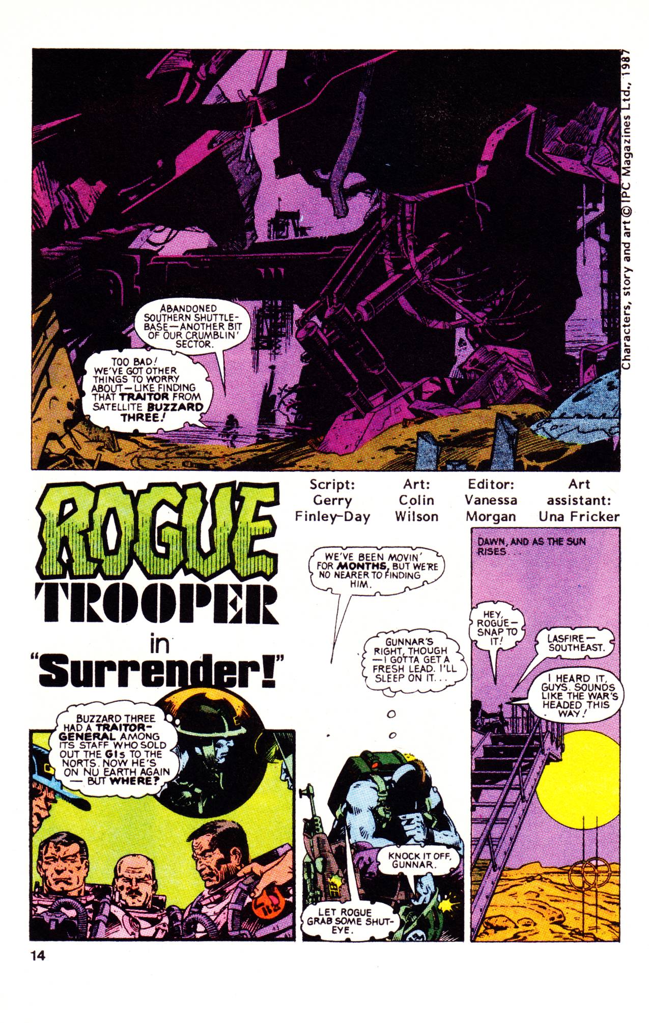 Read online Rogue Trooper (1986) comic -  Issue #4 - 15