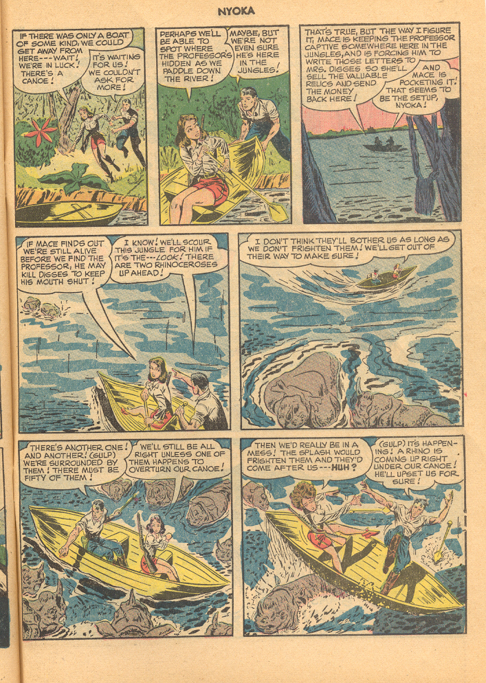 Read online Nyoka the Jungle Girl (1945) comic -  Issue #43 - 47