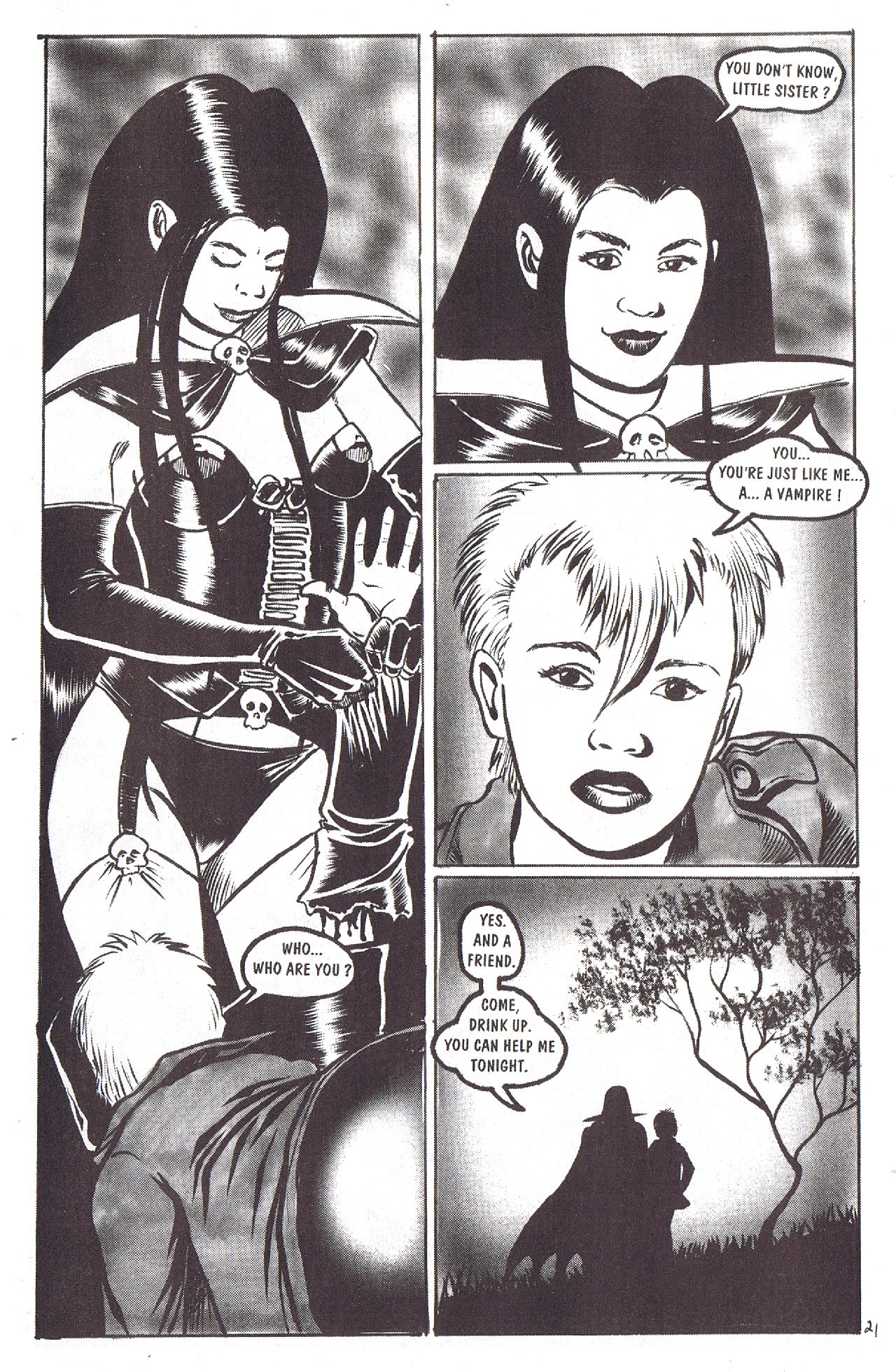 Read online Vampyre's Kiss: The Dark Kiss of Night comic -  Issue #2 - 23