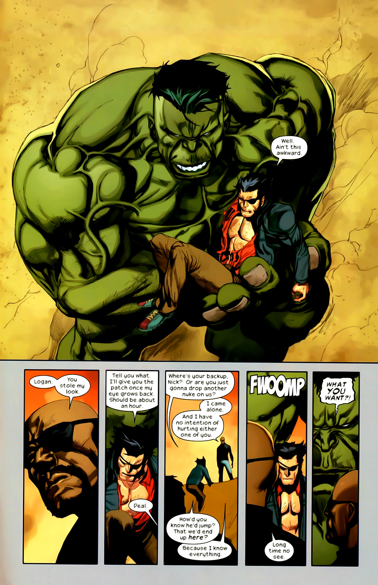 Read online Ultimate Wolverine vs. Hulk comic -  Issue #6 - 28