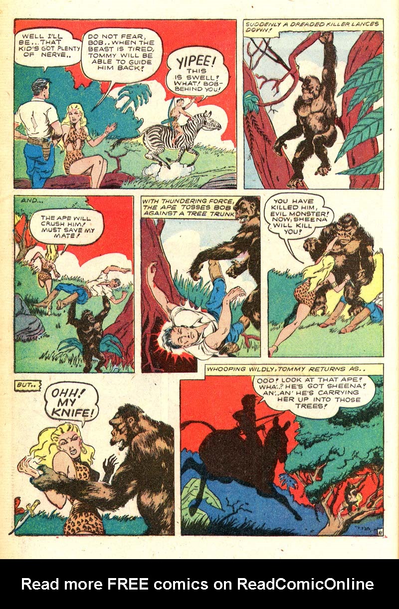 Read online Sheena, Queen of the Jungle (1942) comic -  Issue #4 - 44