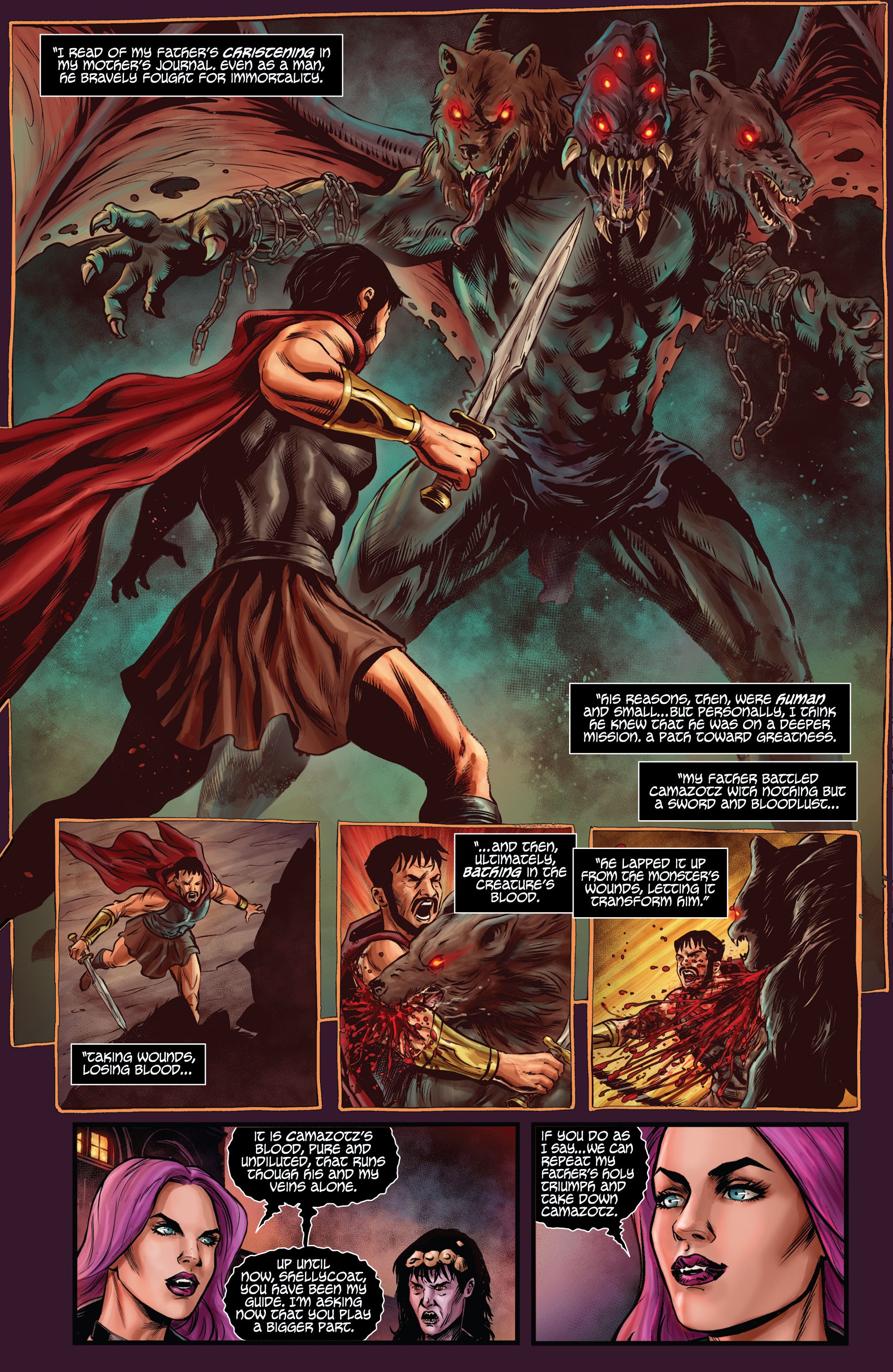 Read online Grimm Universe Presents Quarterly: Dracula's Daughter comic -  Issue # TPB - 48