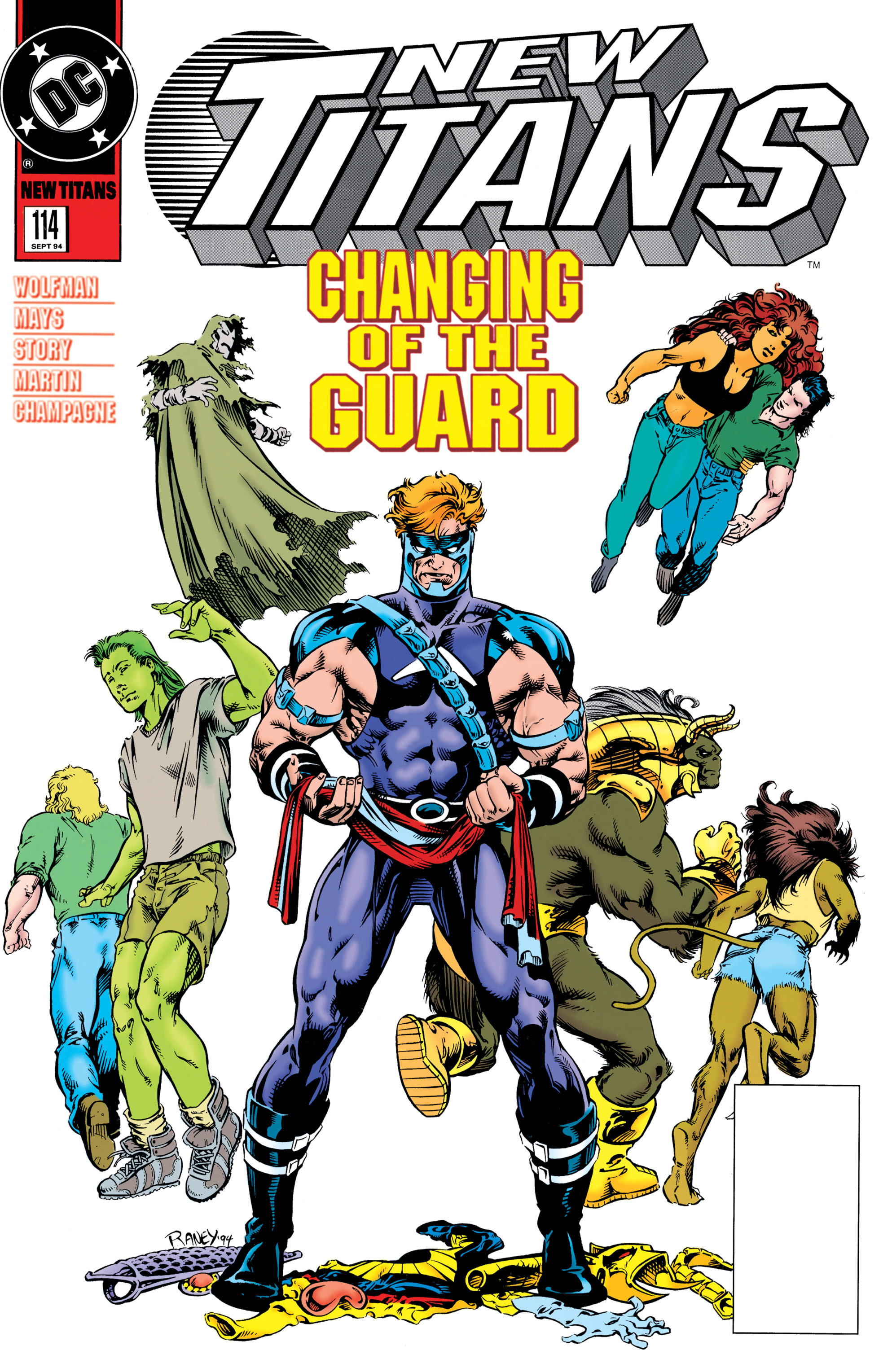 Read online The New Titans (1988) comic -  Issue #114 - 1