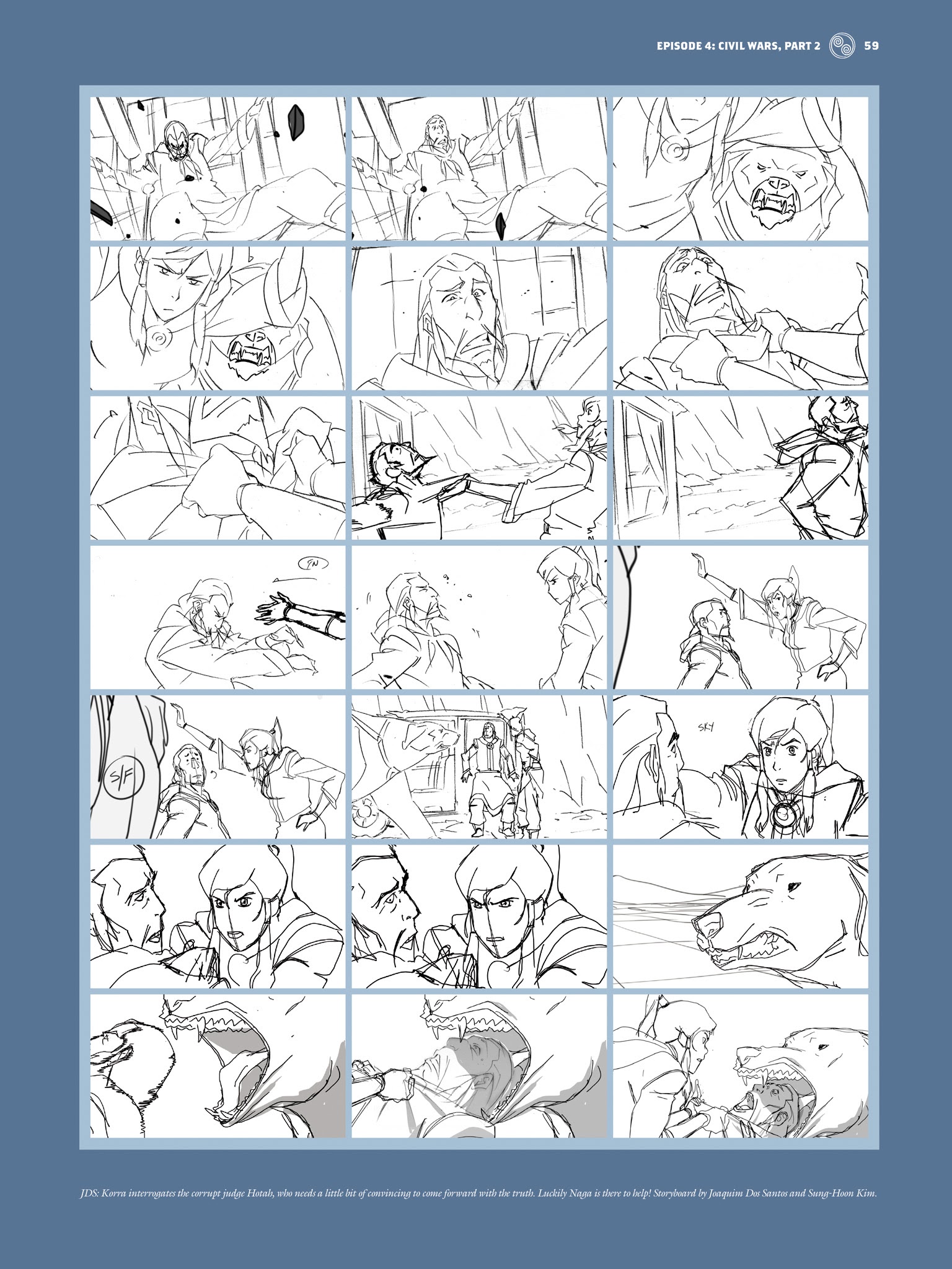 Read online The Legend of Korra: The Art of the Animated Series comic -  Issue # TPB 2 - 55