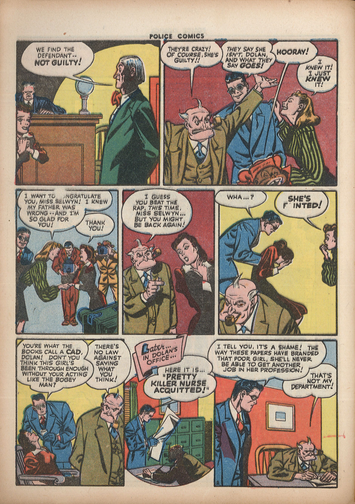 Read online Police Comics comic -  Issue #47 - 52