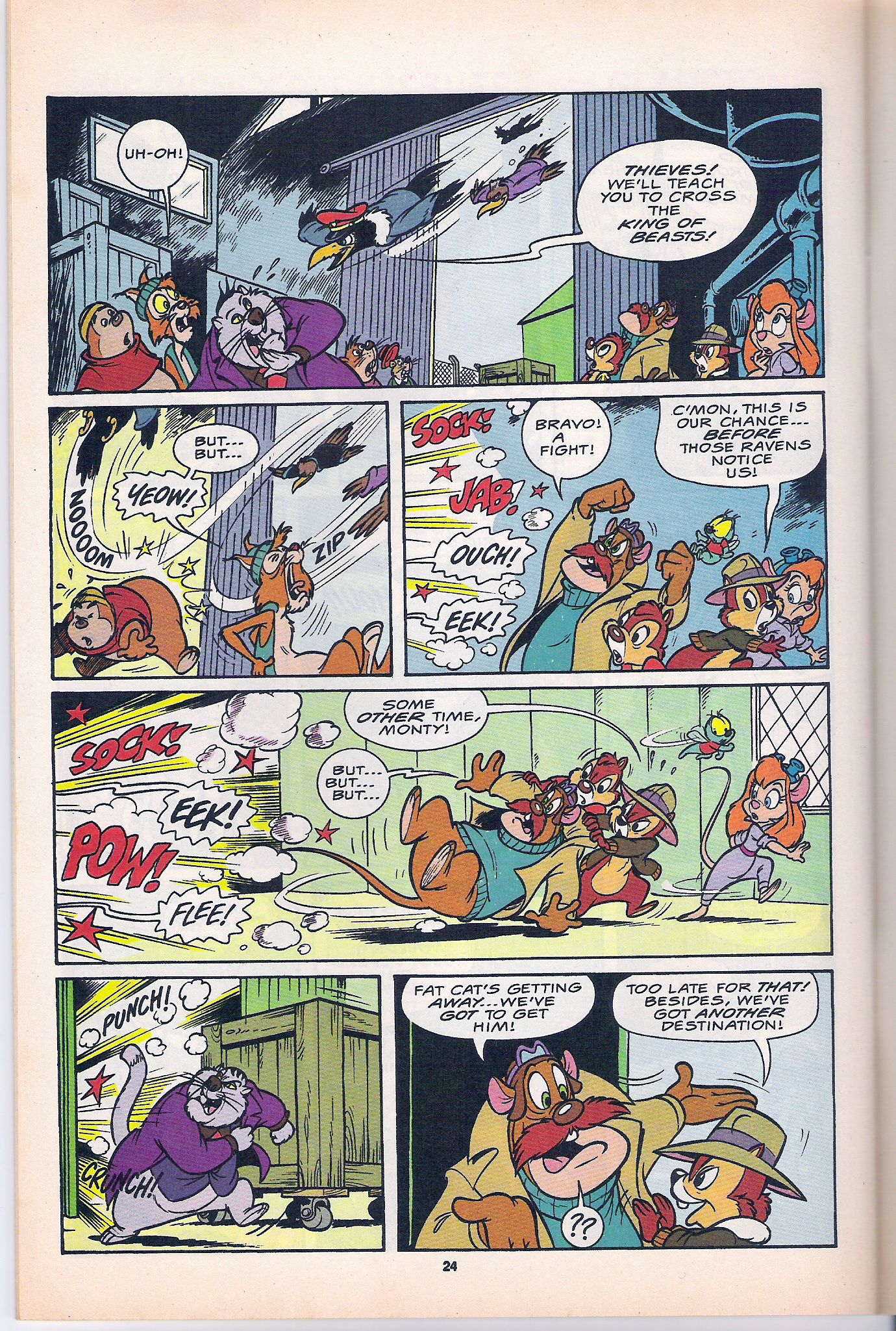 Read online Disney's Chip 'N Dale Rescue Rangers comic -  Issue #4 - 32