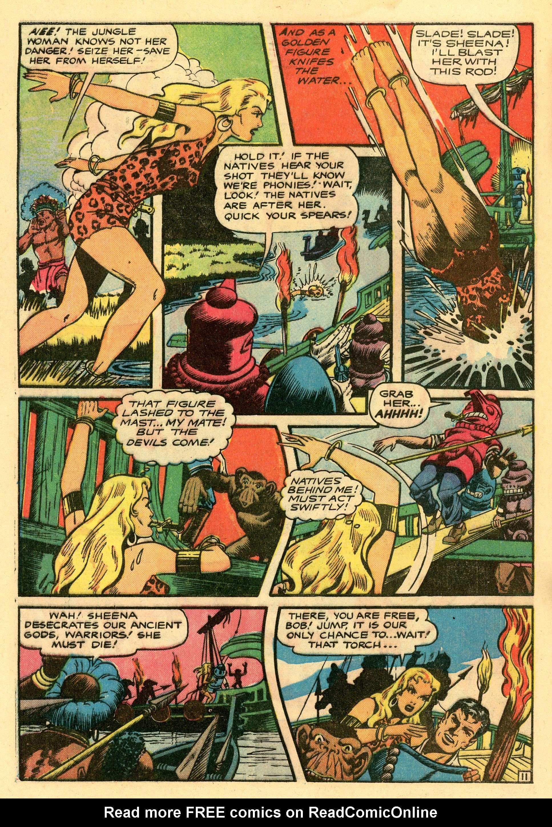 Read online Sheena, Queen of the Jungle (1942) comic -  Issue #15 - 32