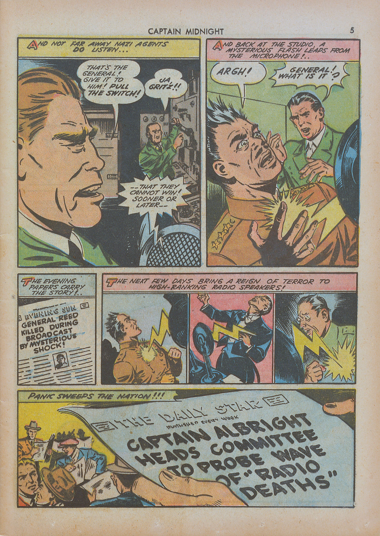 Read online Captain Midnight (1942) comic -  Issue #8 - 5