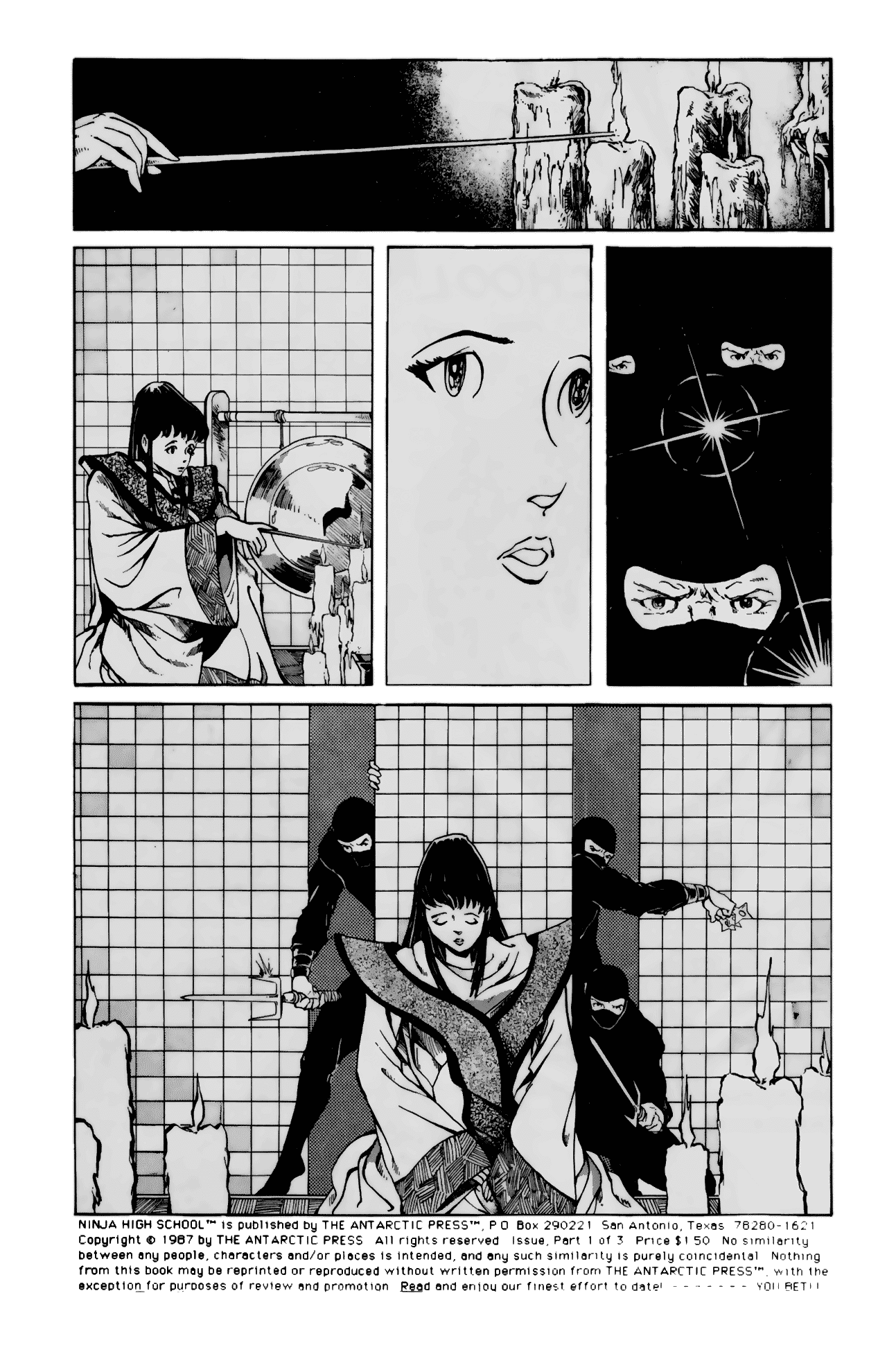 Read online Ninja High School (1986) comic -  Issue #1 - 3