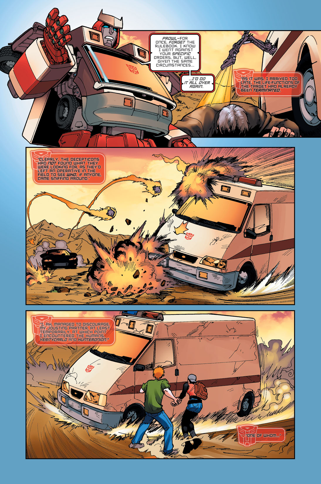 Read online The Transformers: Infiltration comic -  Issue #3 - 8