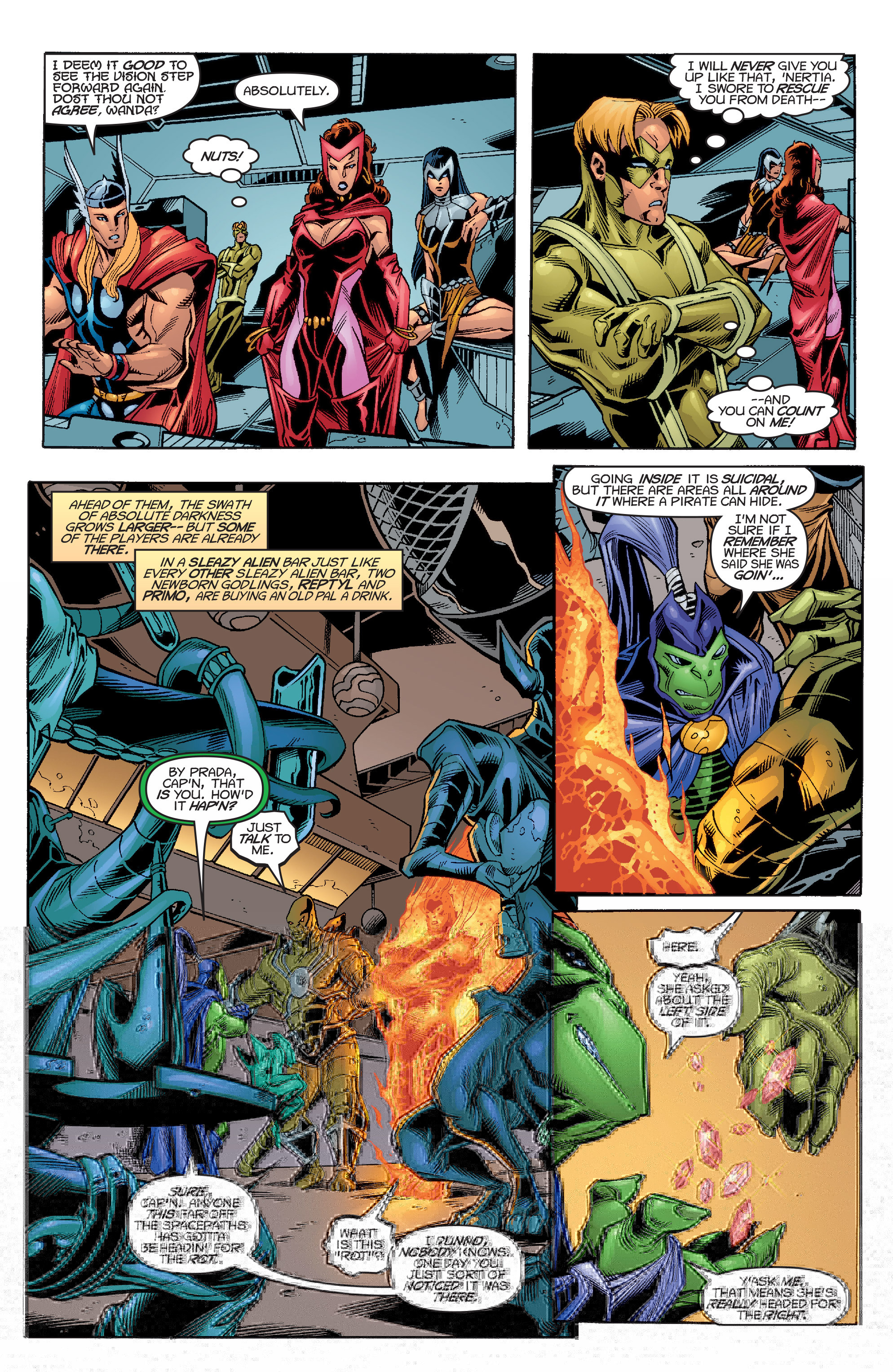 Read online Avengers: Celestial Quest comic -  Issue #6 - 6