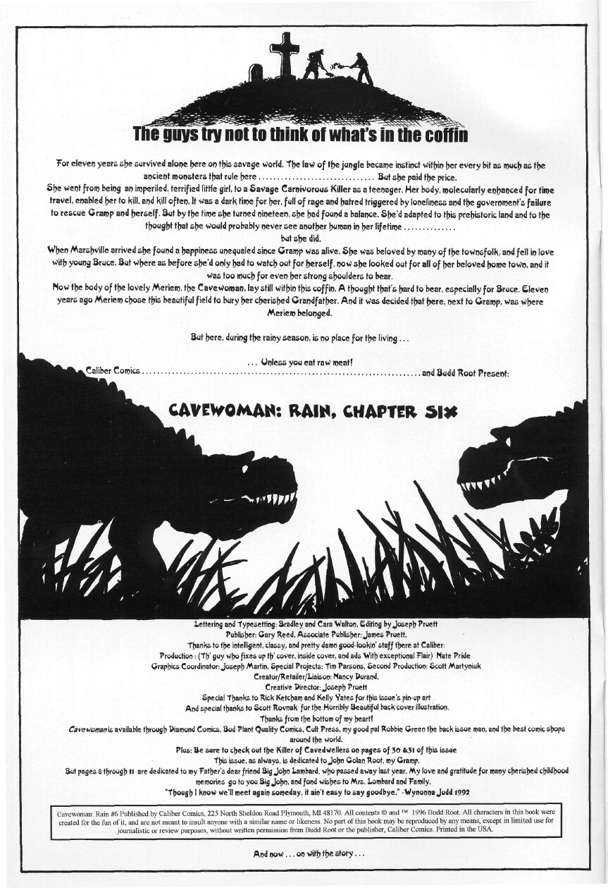 Read online Cavewoman: Rain comic -  Issue #6 - 2