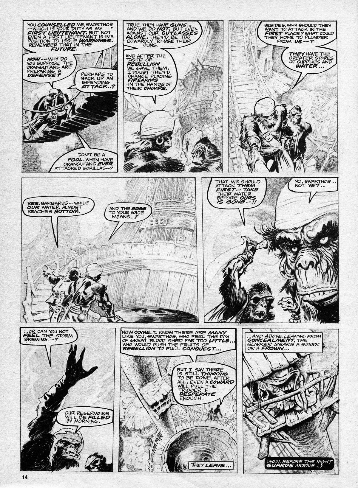 Read online Planet of the Apes comic -  Issue #12 - 14