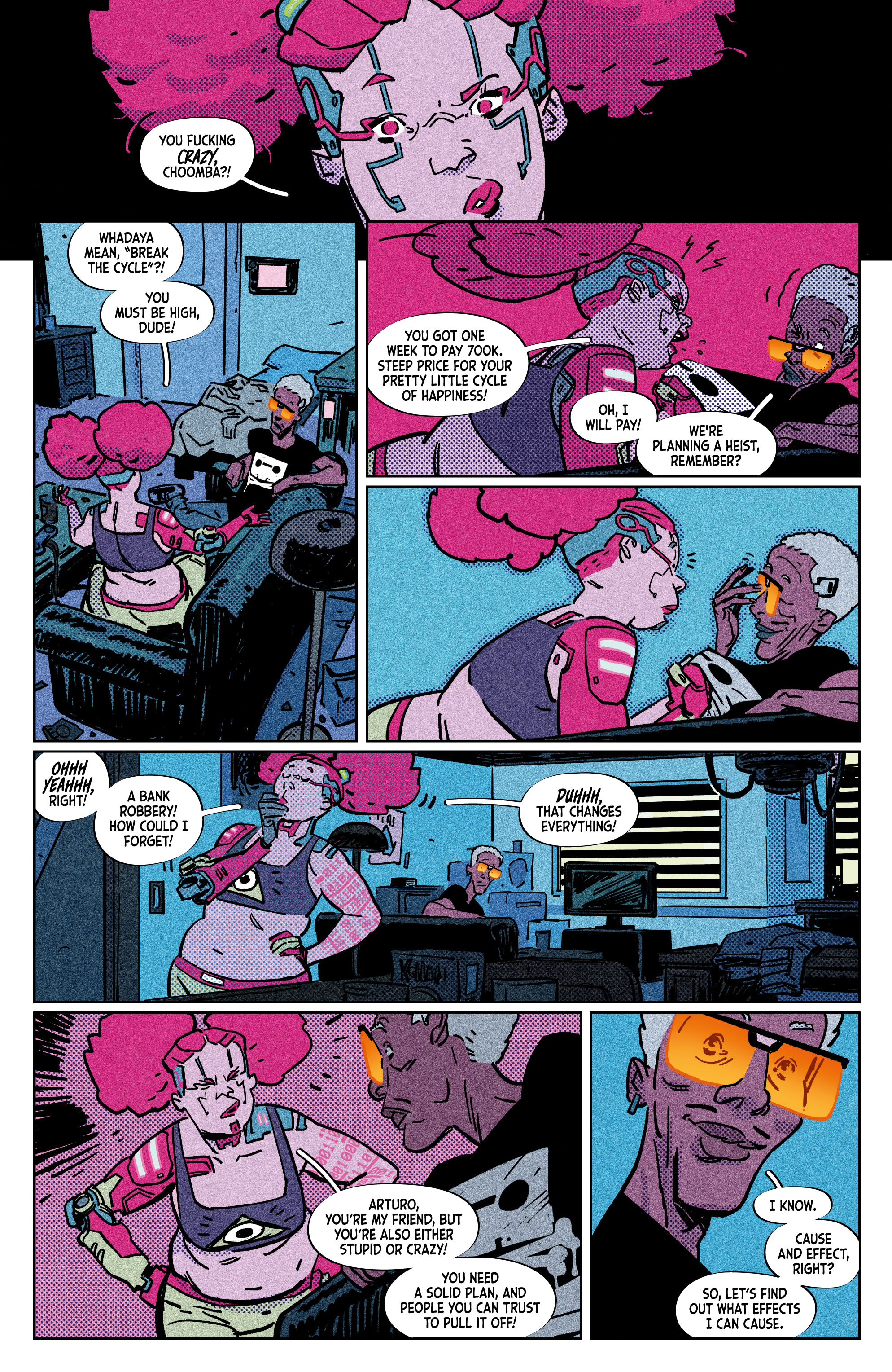 Read online Cyberpunk 2077: Blackout comic -  Issue #2 - 6