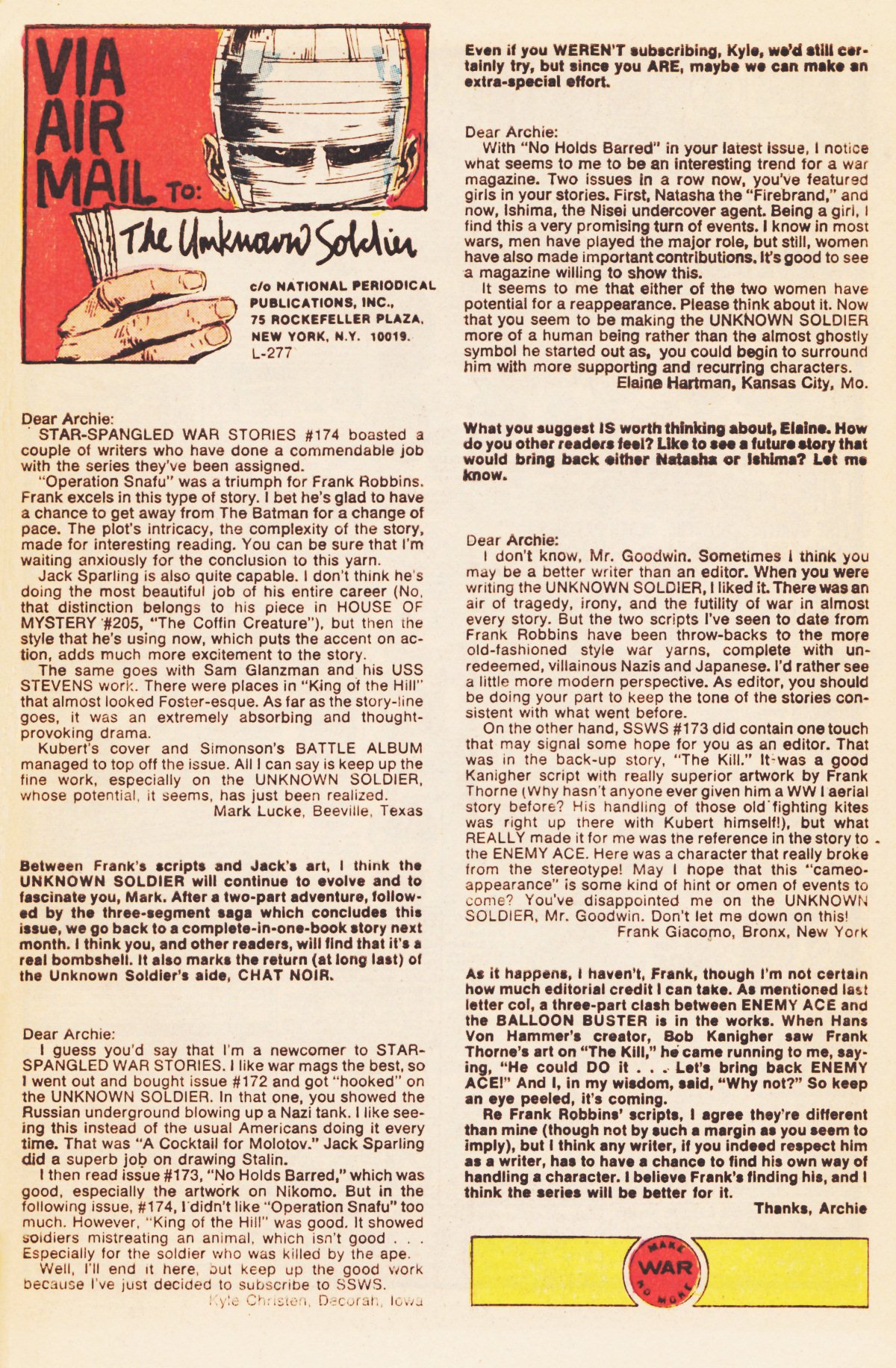 Read online Star Spangled War Stories (1952) comic -  Issue #178 - 22