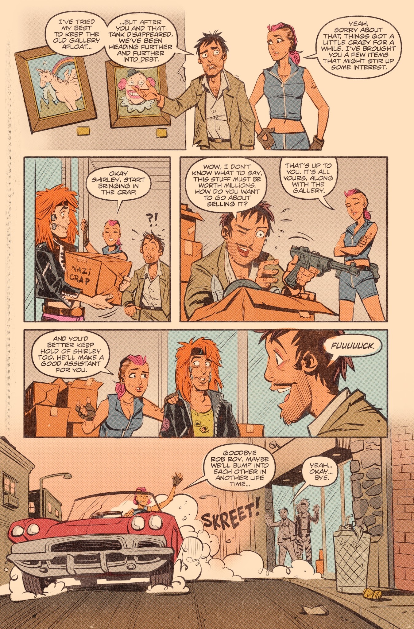 Read online Tank Girl: World War Tank Girl comic -  Issue #4 - 19
