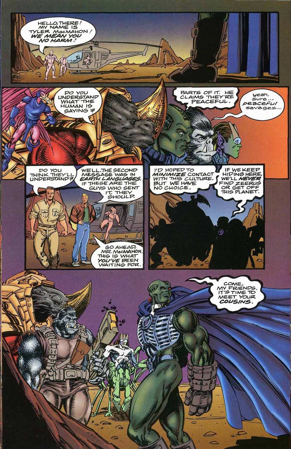 Read online Leonard Nimoy's Primortals (1995) comic -  Issue #11 - 10