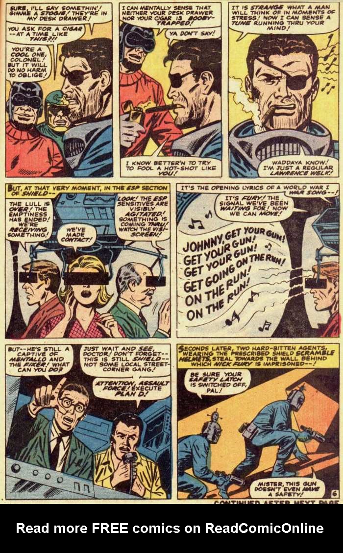 Read online Nick Fury, Agent of SHIELD comic -  Issue #18 - 19