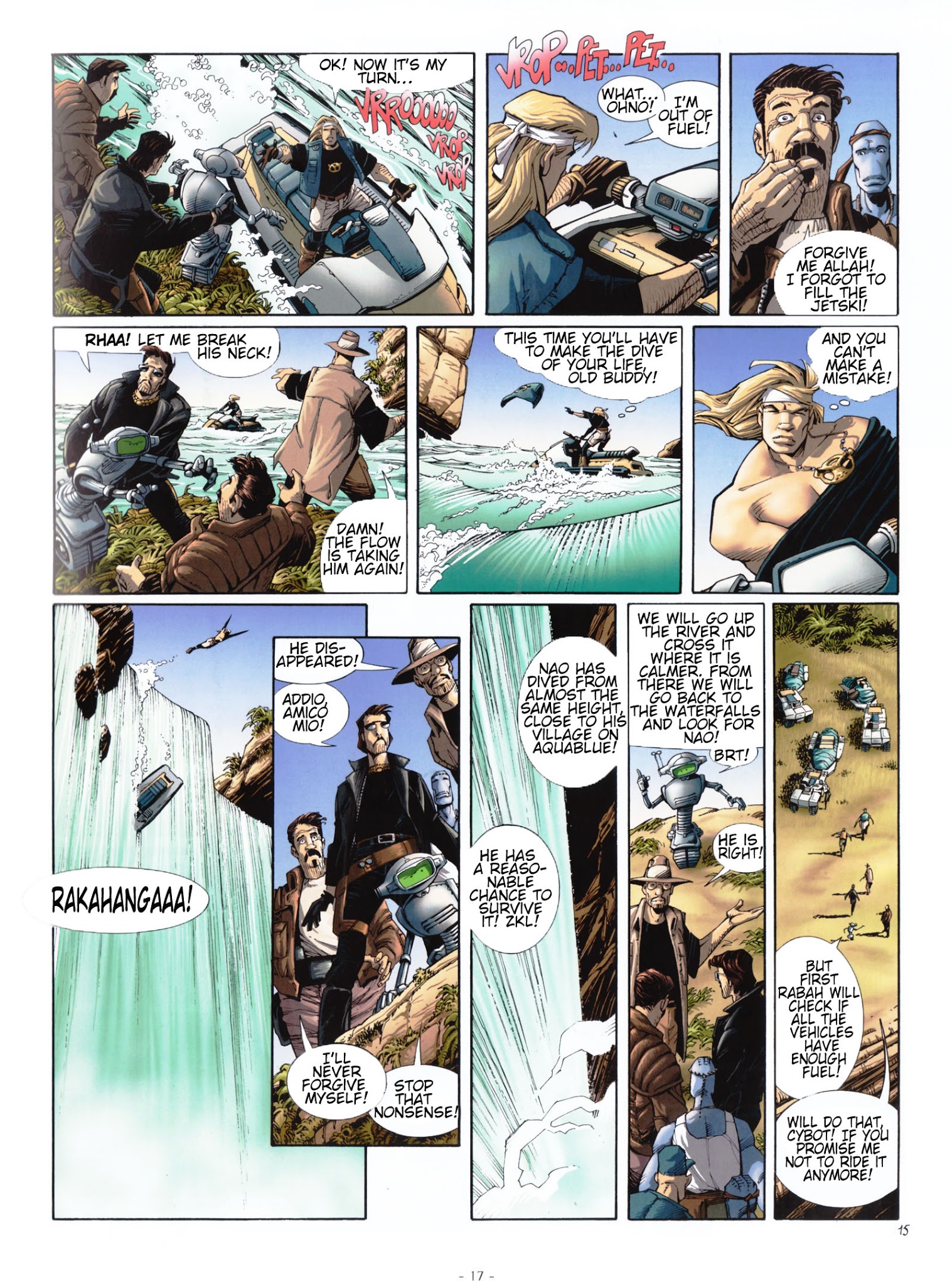Read online Aquablue comic -  Issue #9 - 18