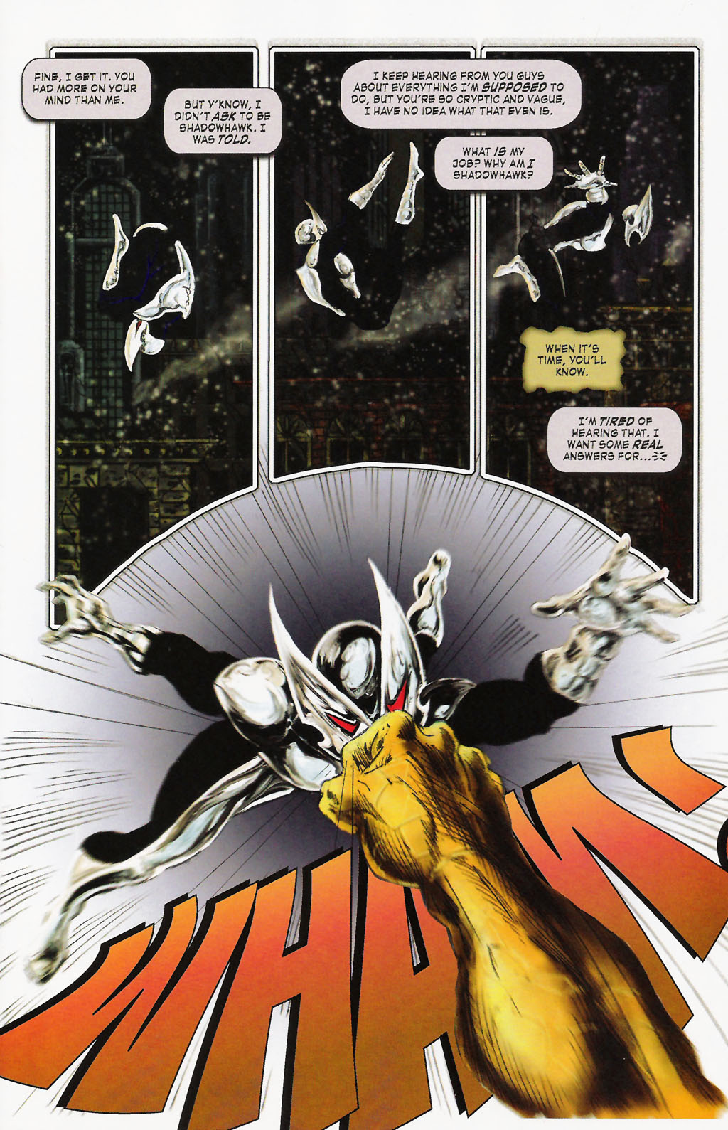Read online ShadowHawk (2005) comic -  Issue #9 - 11