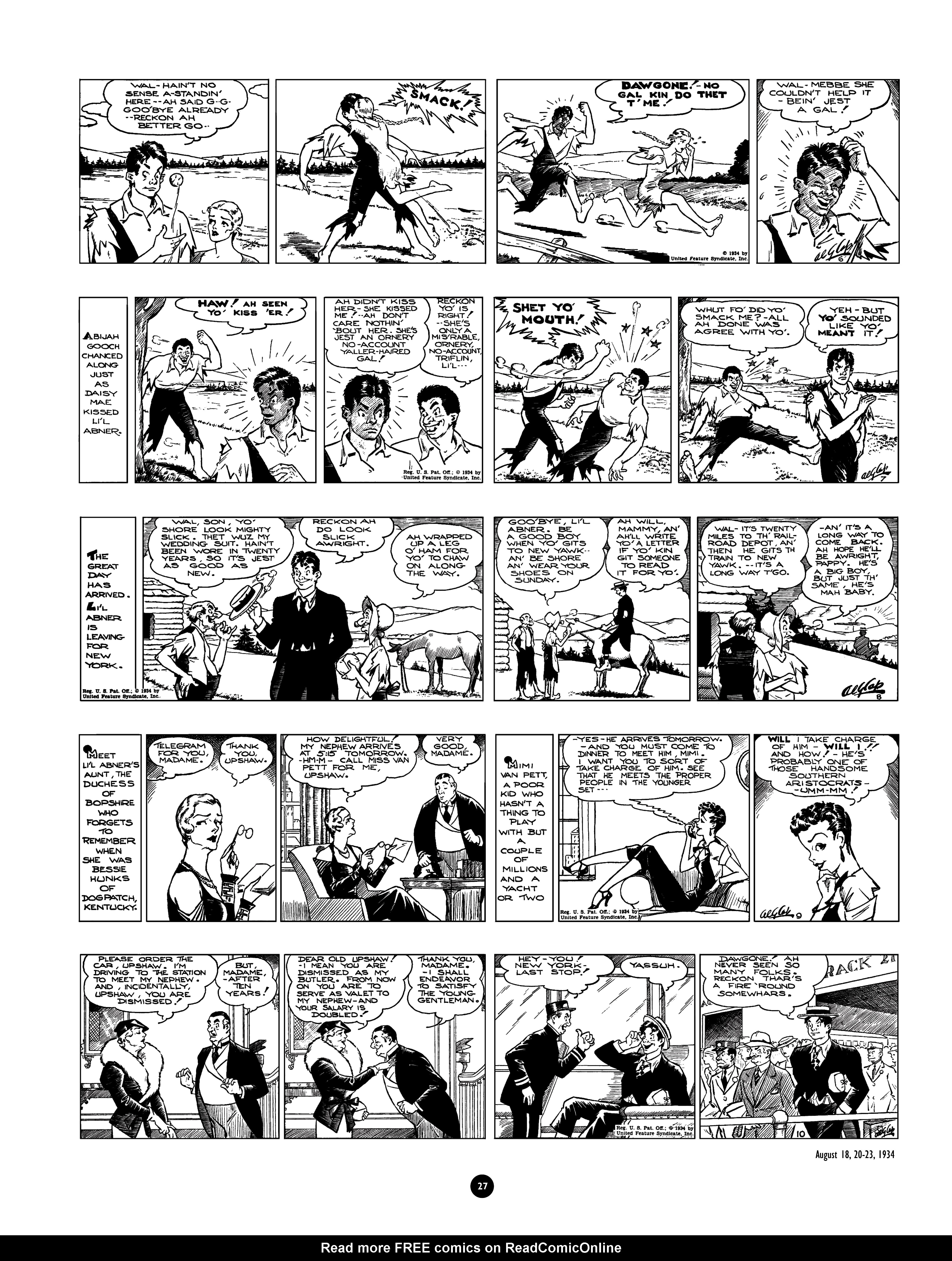 Read online Al Capp's Li'l Abner Complete Daily & Color Sunday Comics comic -  Issue # TPB 1 (Part 1) - 28